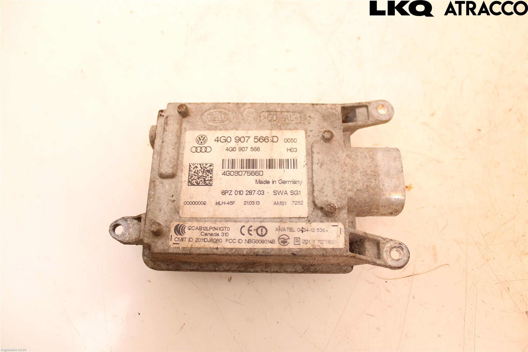 Audi A6/S6 4G 11-18 Sensor Kollisjonsbeskyttelse