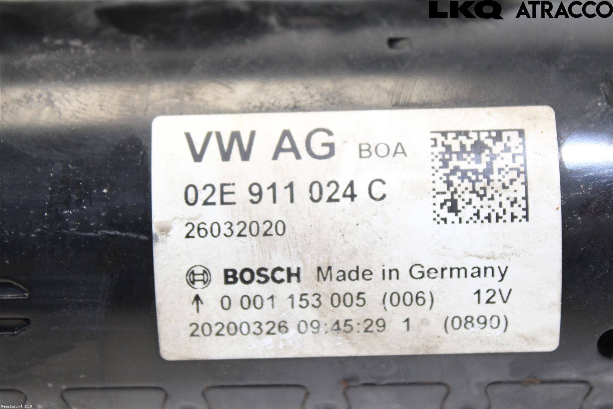 Volkswagen VW CADDY 16-20 Startmotor Diesel
