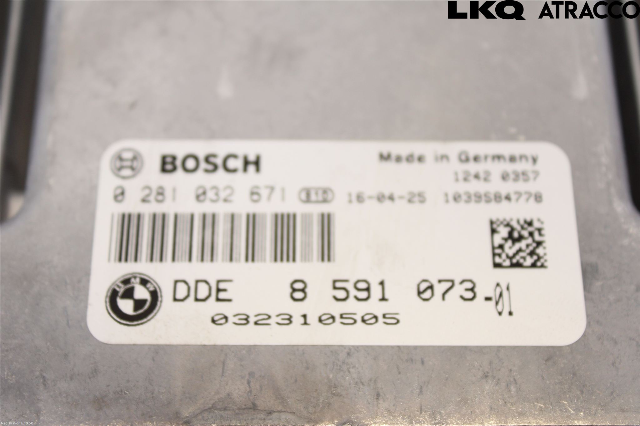 BMW 5 F10/F11/F18 09-17 Styreenhet Dieselpumpe