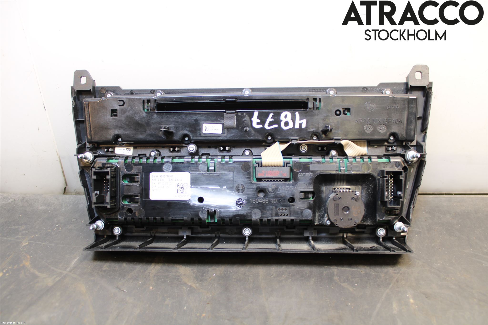 BMW 5 F10/F11/F18 09-17 Varme Ac Betjening-Display
