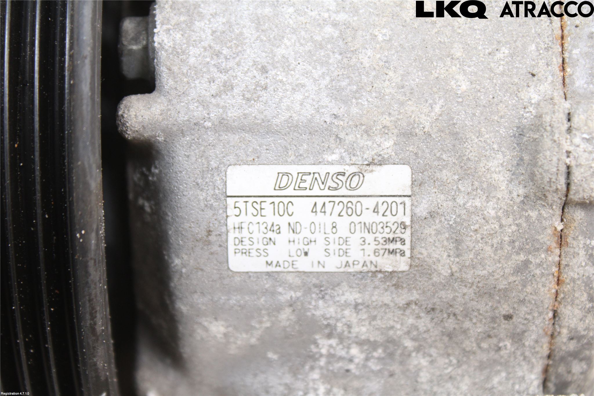 Toyota VERSO-S 11-16 Varme Ac Kompressor