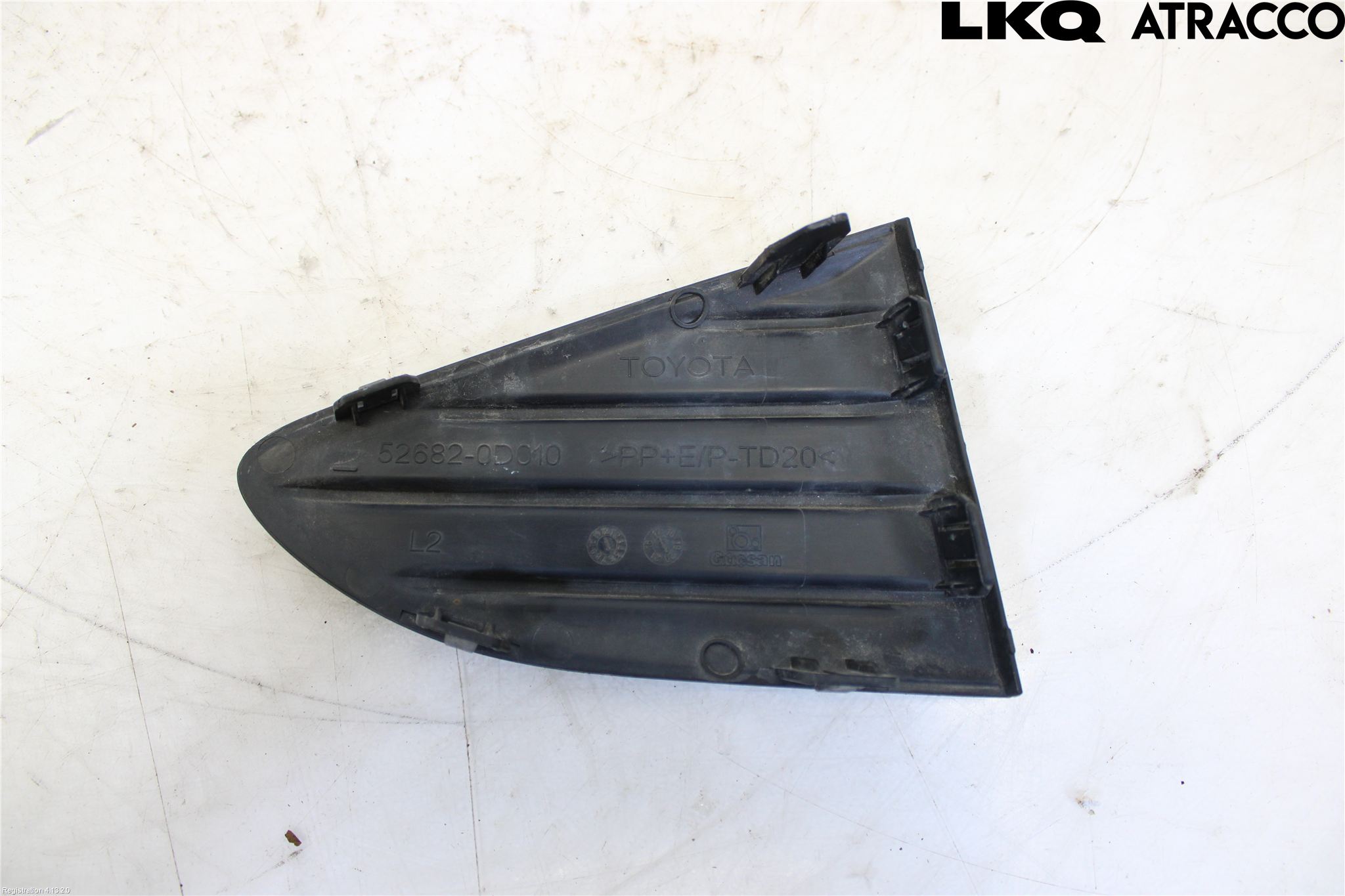 Toyota YARIS XP130 15-20 Støtfanger Bak Hjørne Venstre