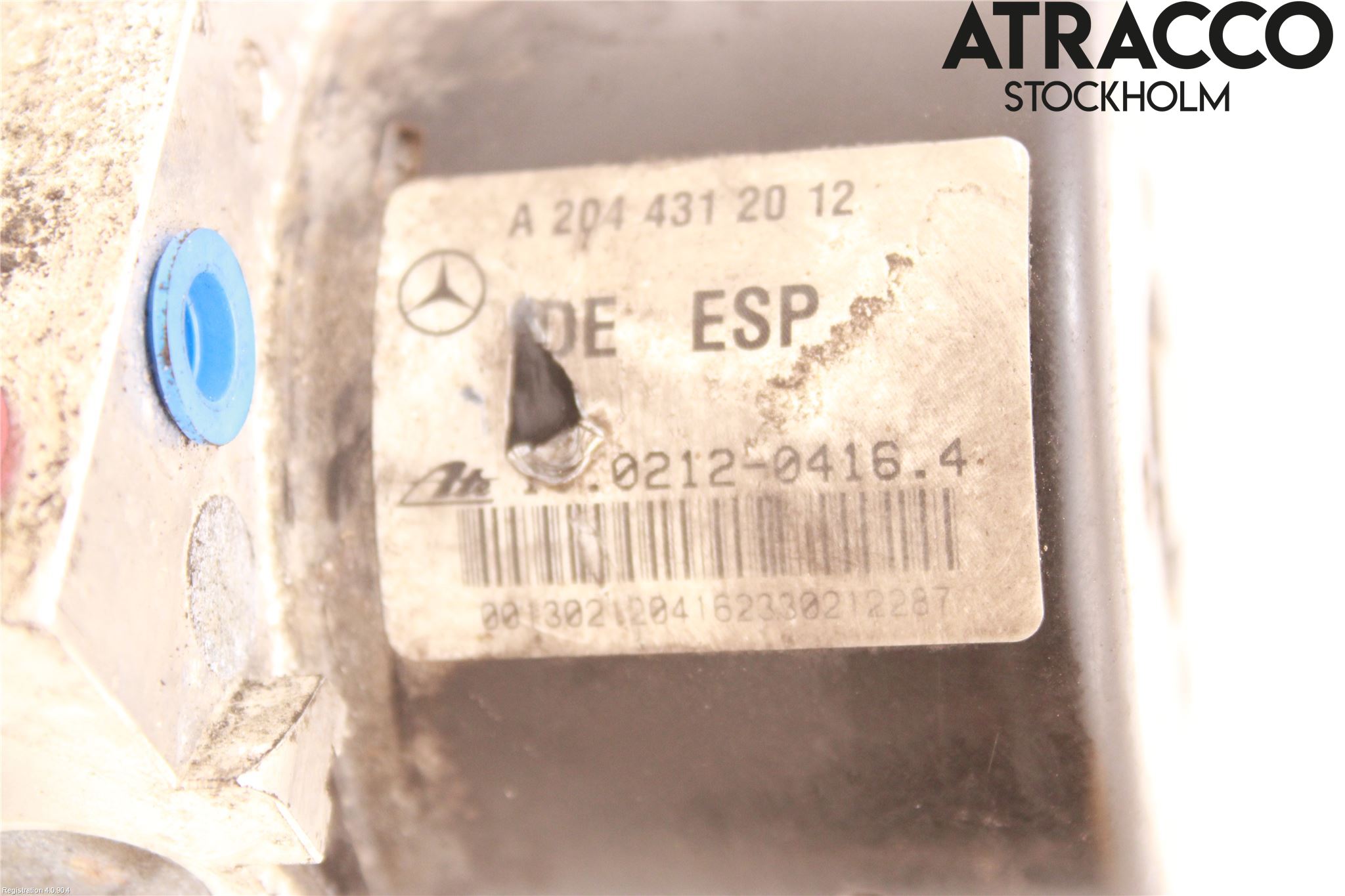 Mercedes-Benz MB C-KLASS (W204) 07-15 Abs Hydraulikkaggregat