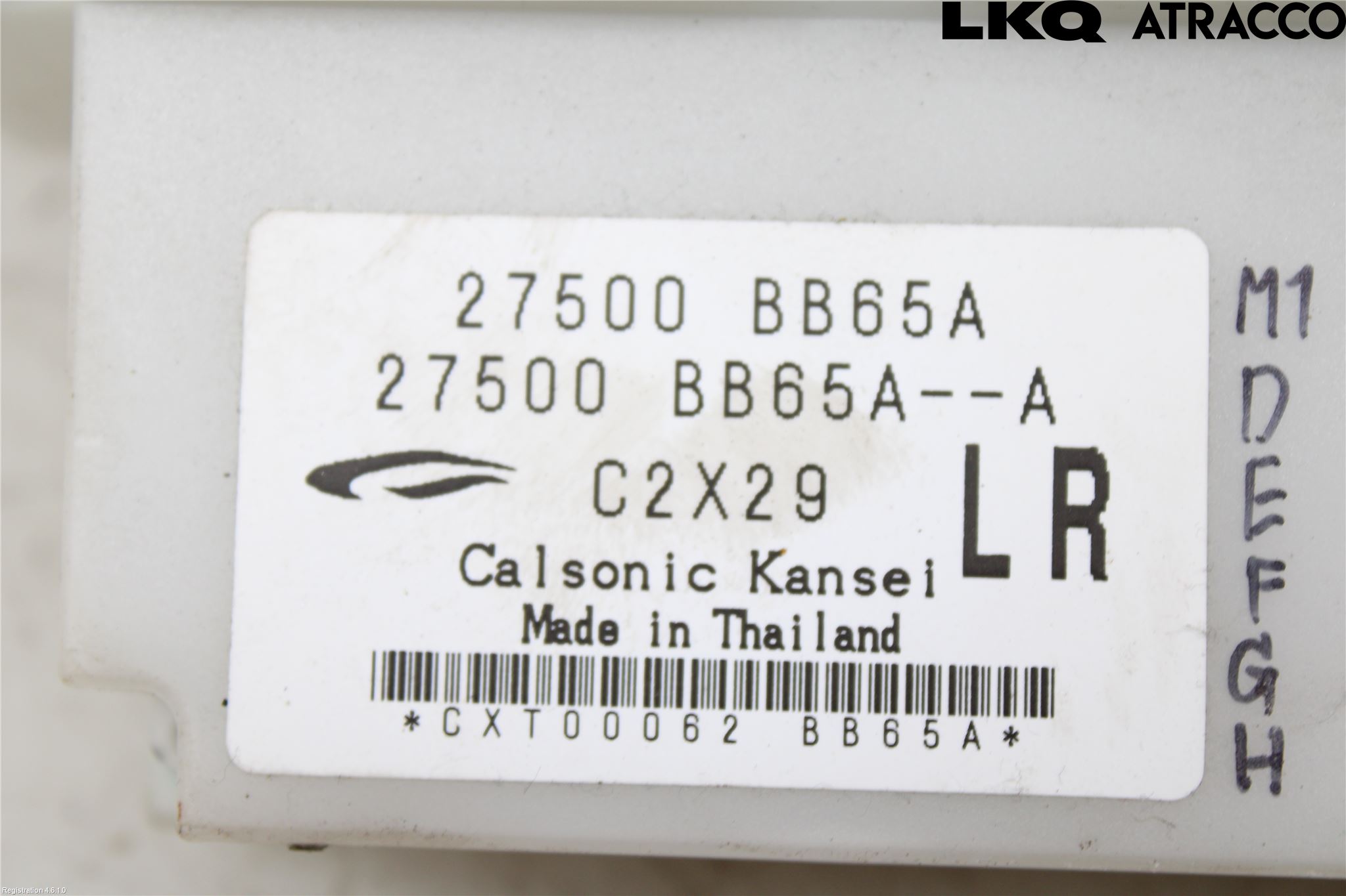 Nissan QASHQAI+2  10-14 Varme Ac Betjening-Display