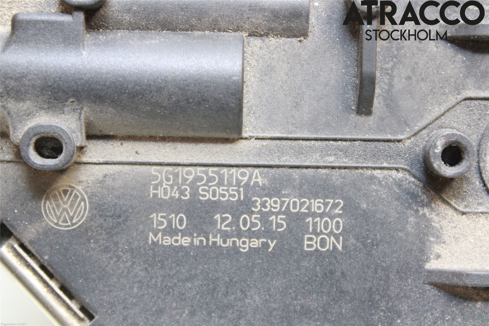 Volkswagen VW GOLF / E-GOLF VII 13-20 Viskermotor Frontrute