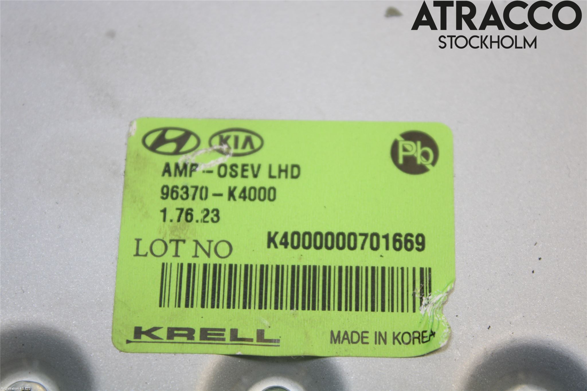 Hyundai KONA/ELECTRIC OS 18-23 Stereo Forsterker