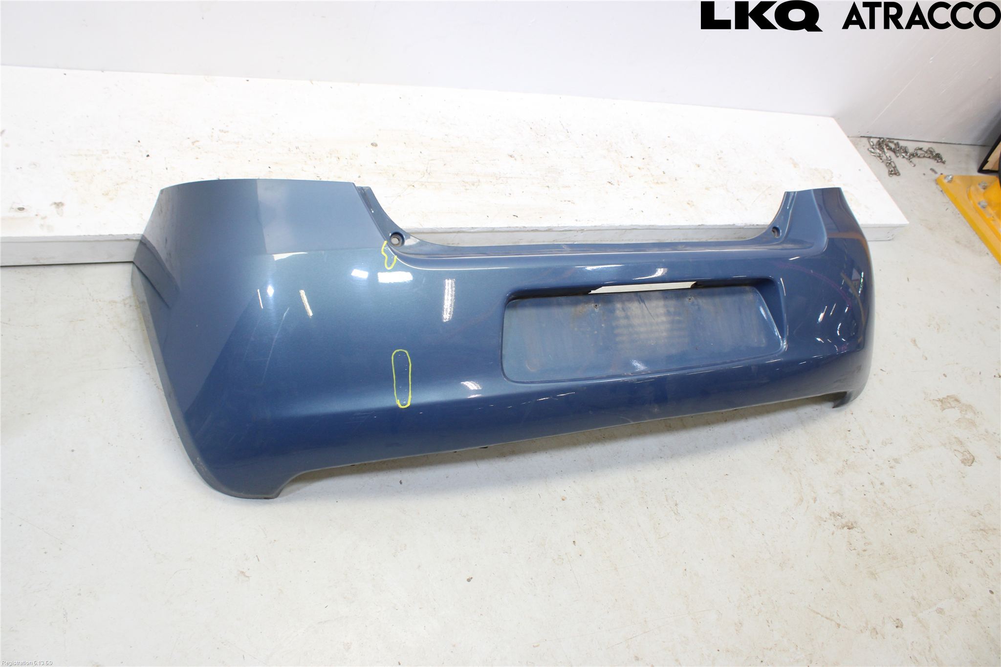 Toyota YARIS XP90 06-11 Støtfanger Bak Overtrekk
