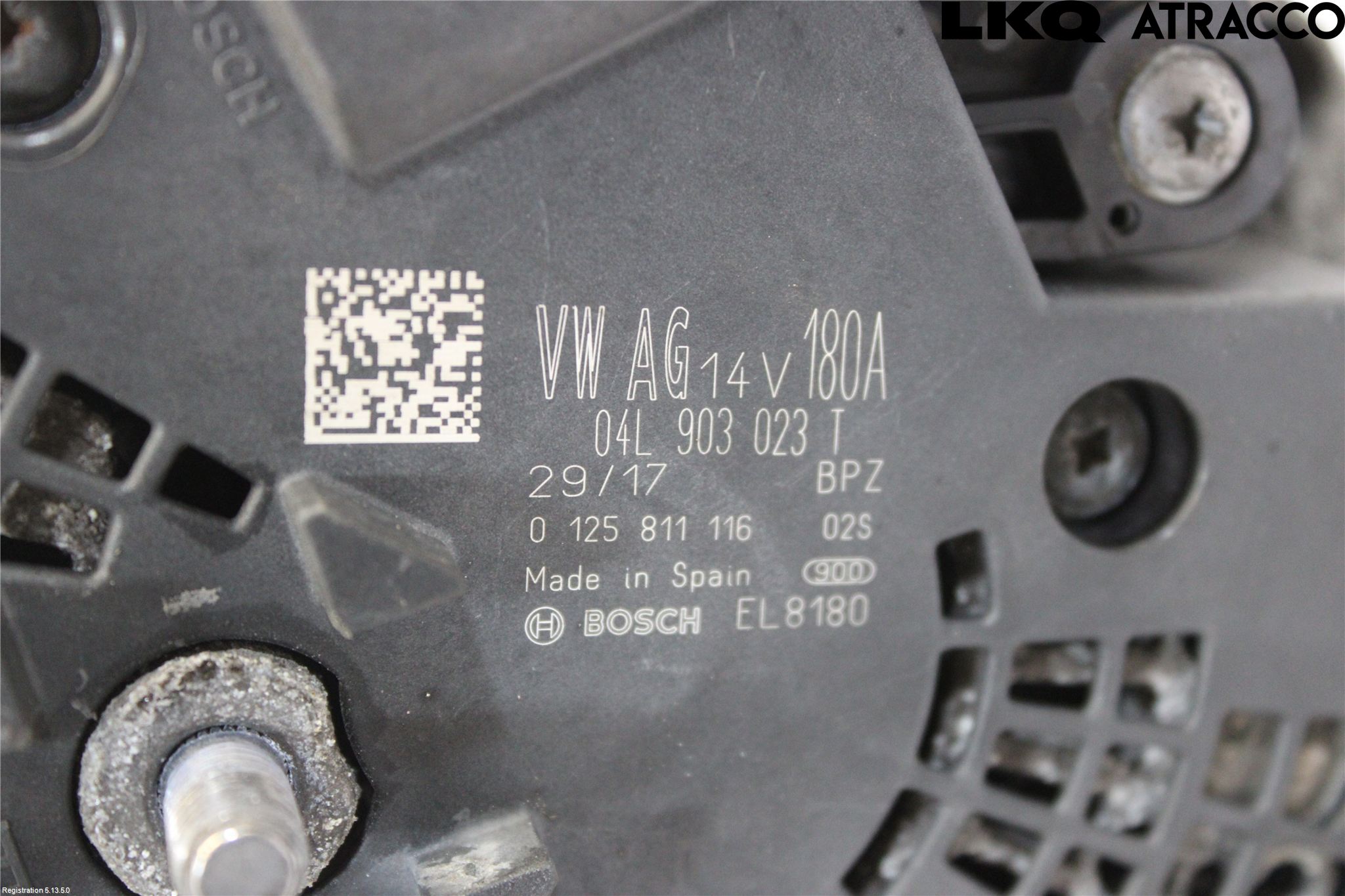 Volkswagen VW TRANSP/CARAVELLE (T6) 16-22 Dynamo