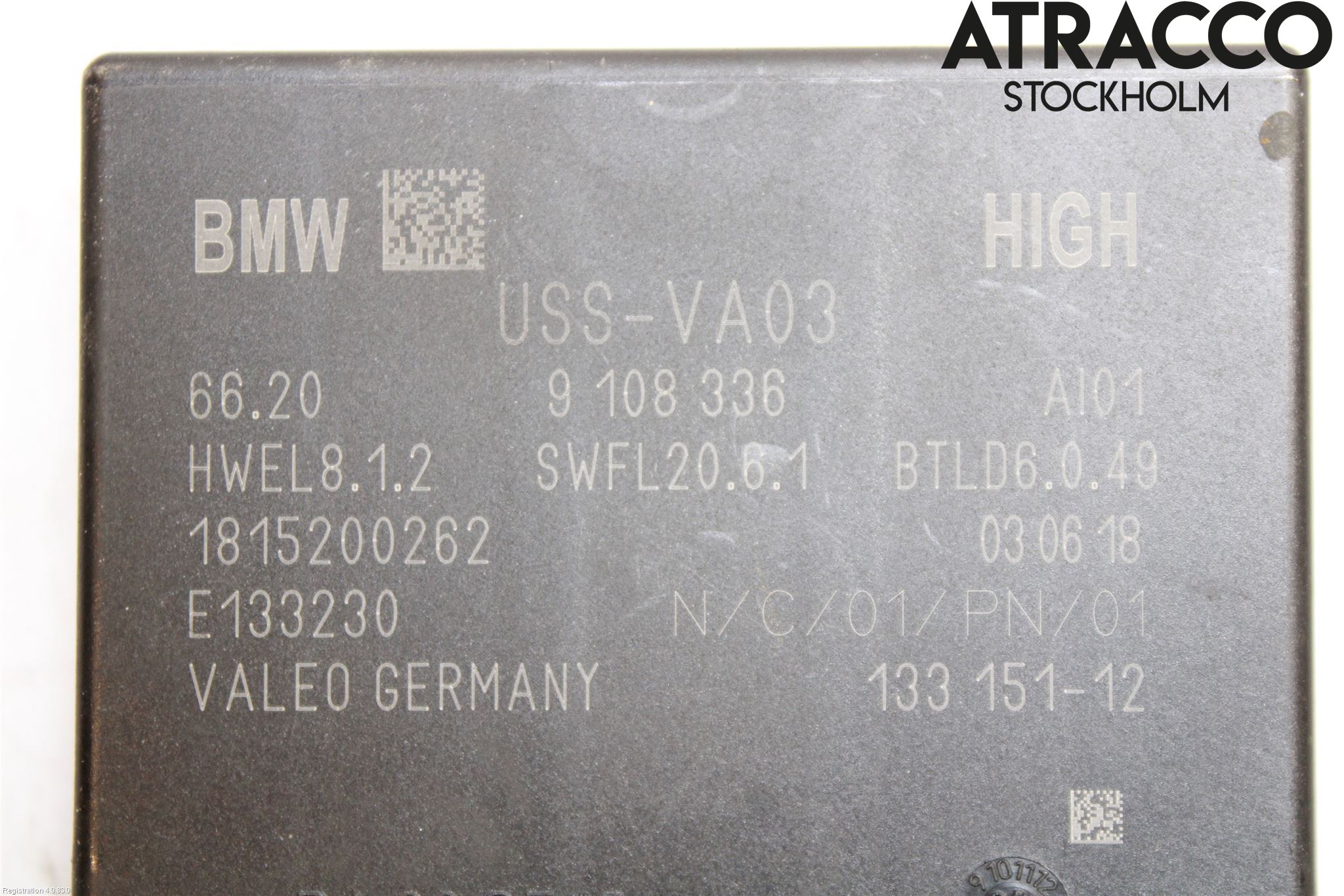 BMW 5 G30/G31/F90 17-23 Styreenhet Parkering