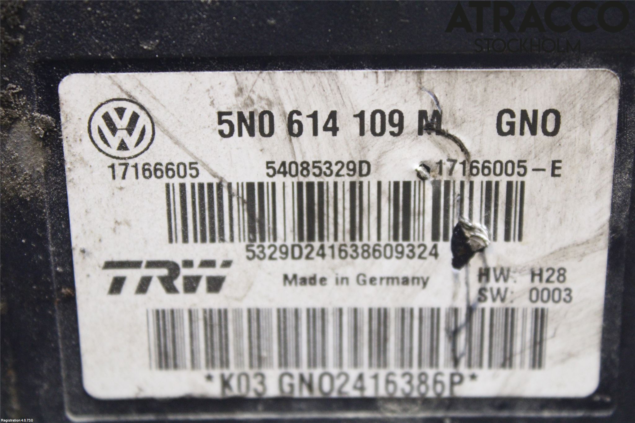 Volkswagen VW TIGUAN 07-16 Abs Hydraulikkaggregat
