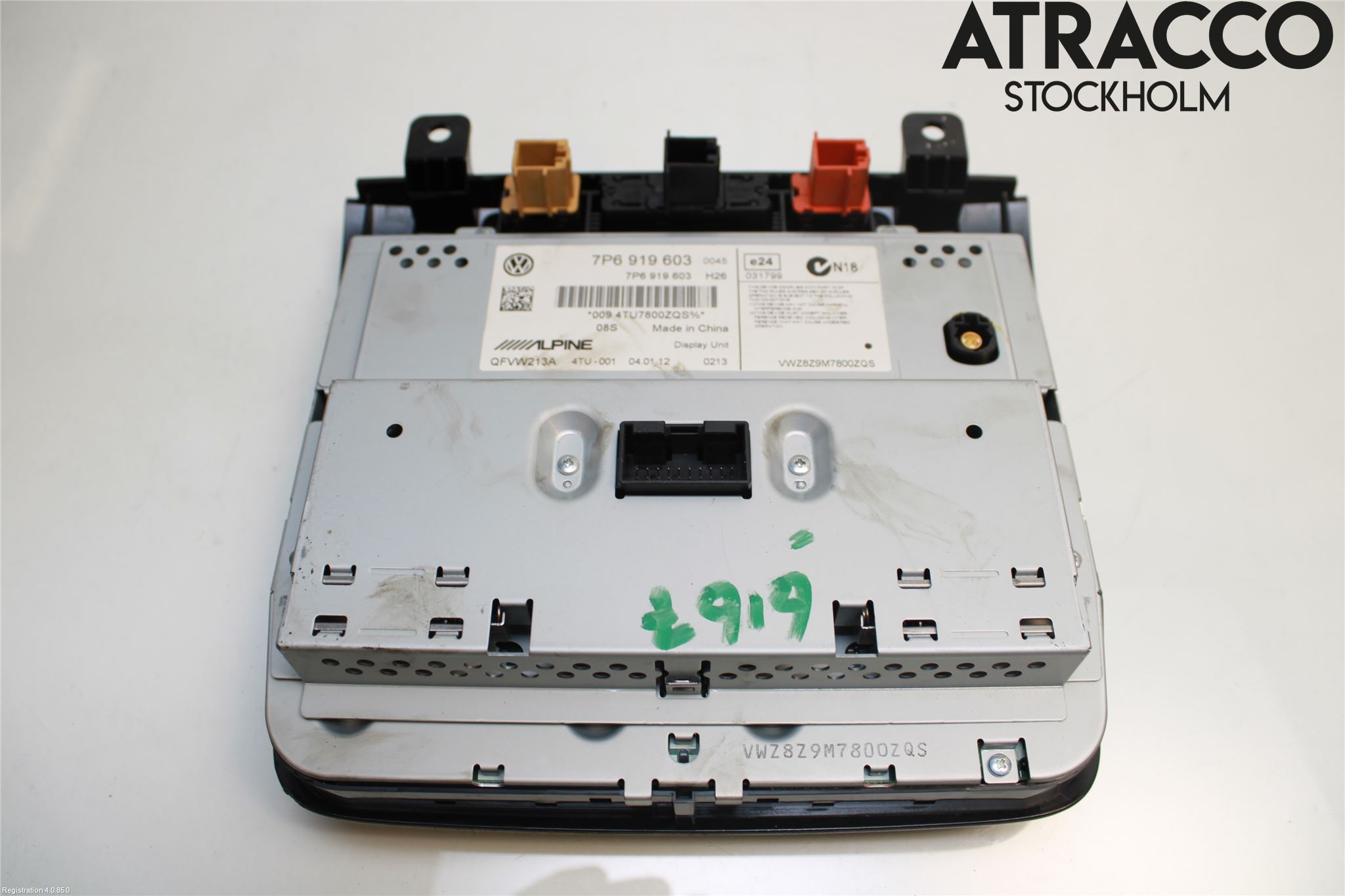 Volkswagen VW TOUAREG 7P 11-18 Stereo Radio Med Cd