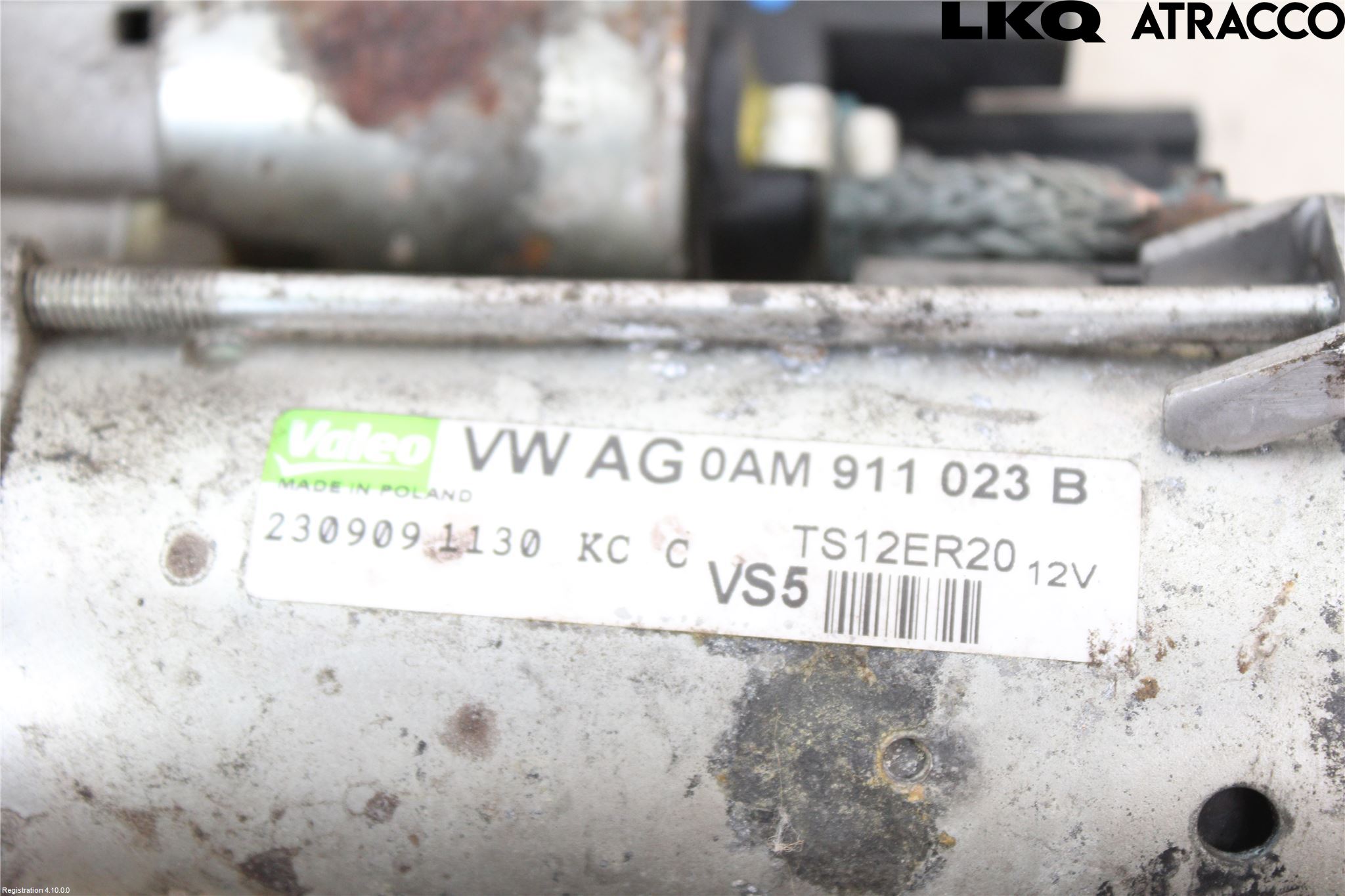 Volkswagen VW GOLF VI 09-13 Startmotor
