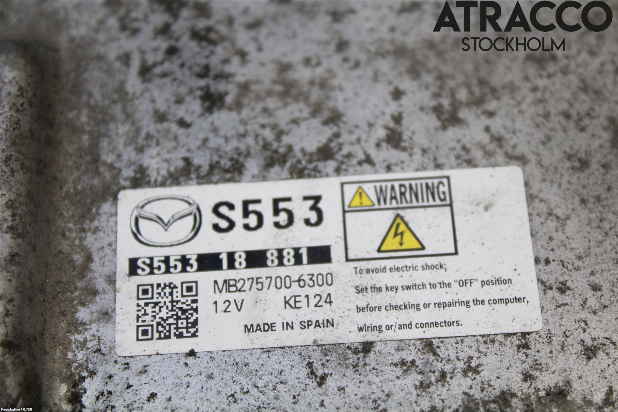 Mazda CX-3 Styreenhet Innsprøytning