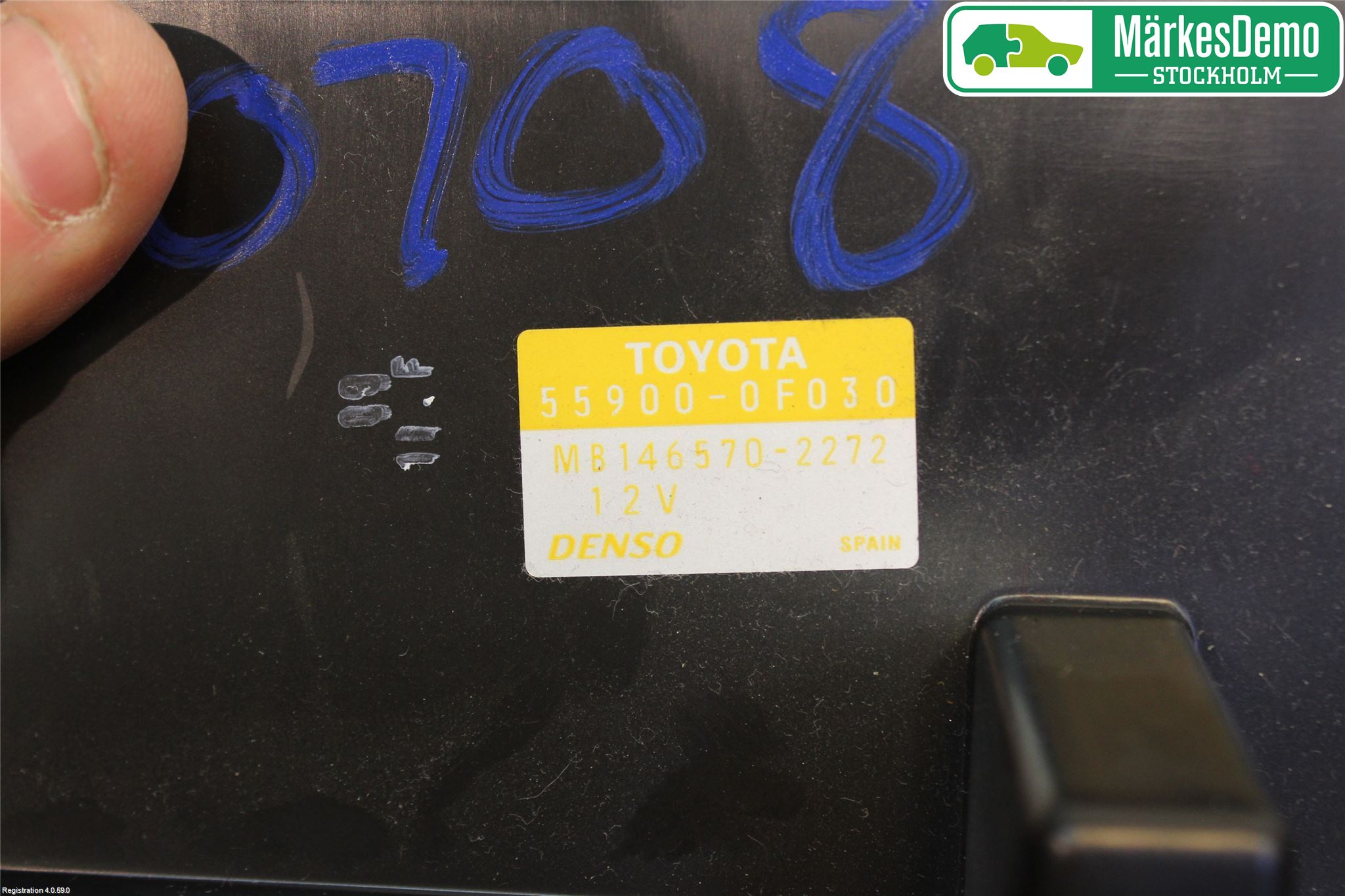 Toyota COROLLA VERSO 04-07 Varme Ac Betjening-Display
