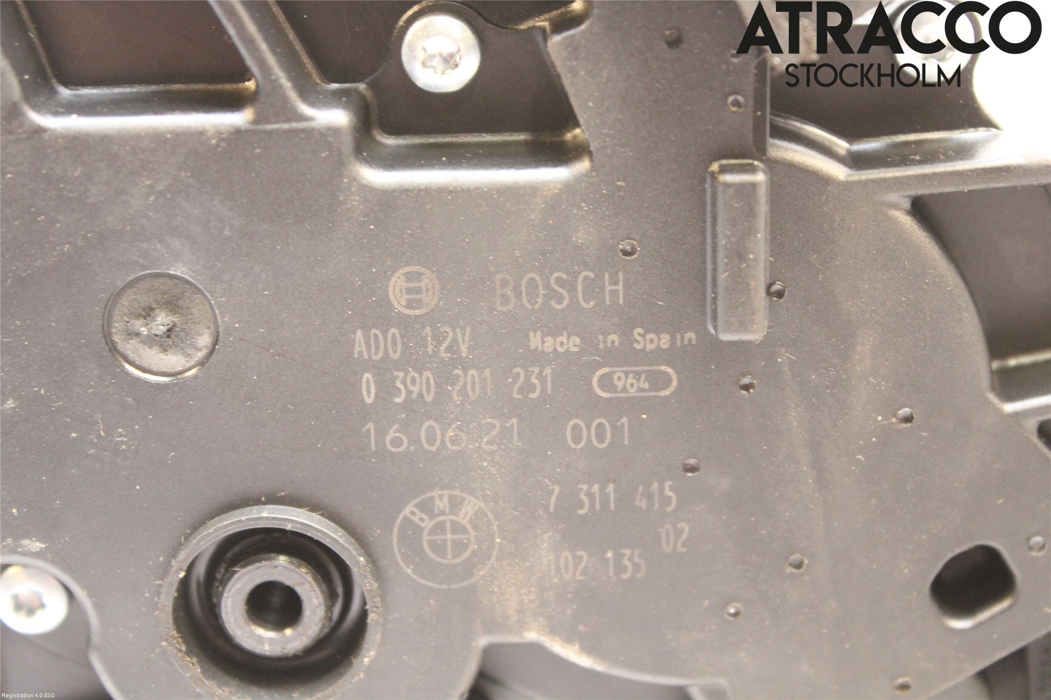 BMW 5 F10/F11/F18 09-17 Viskermotor Bakluke