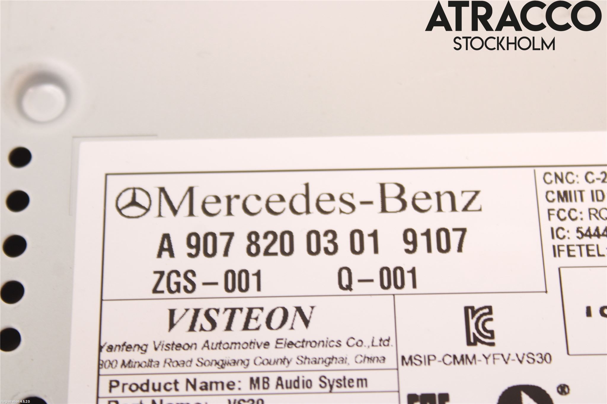 Mercedes-Benz MB SPRINTER (W907/W910) 19- Stereo Radio Med Cd
