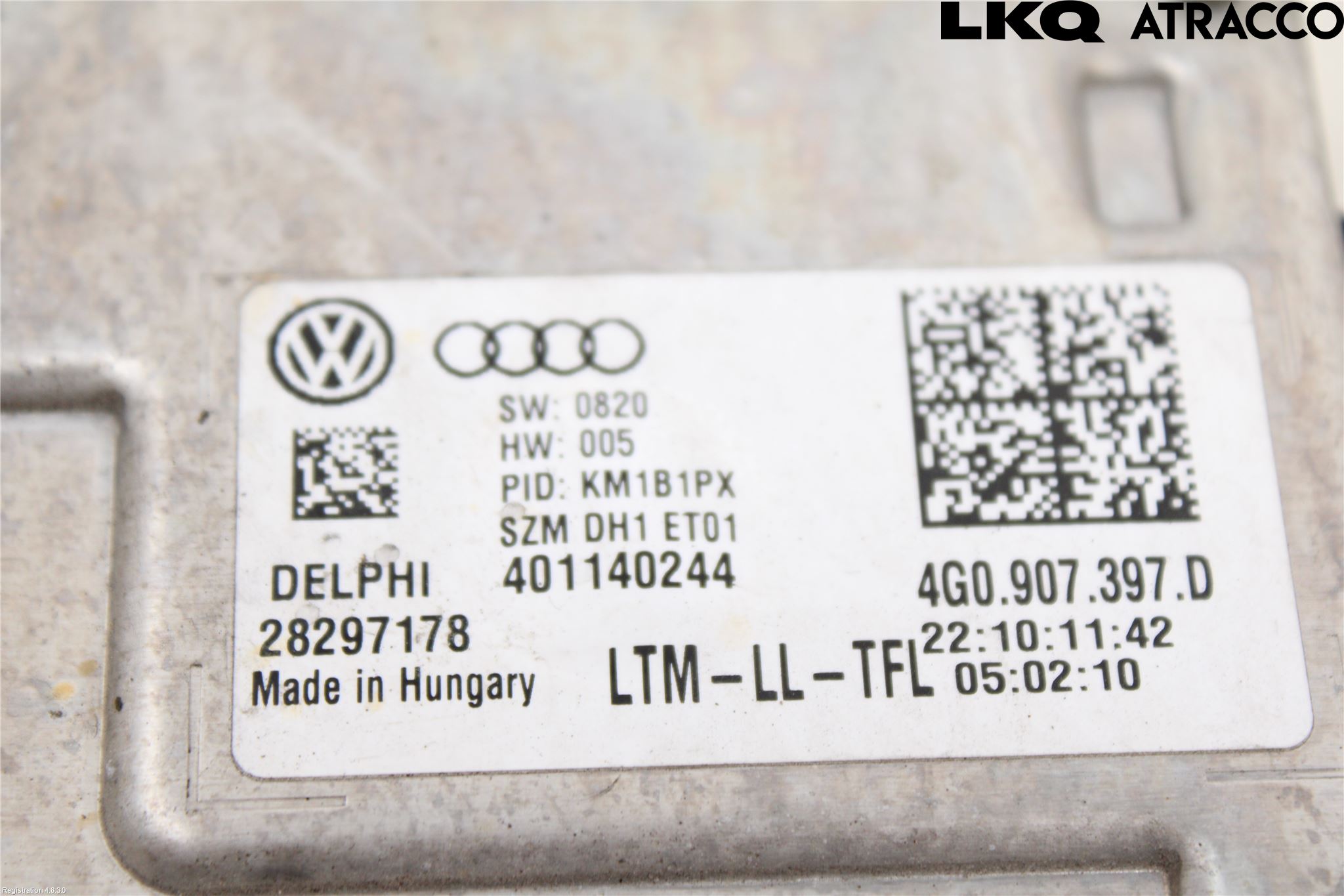 Audi A6/S6 4G 11-18 Styreenhet Xenon