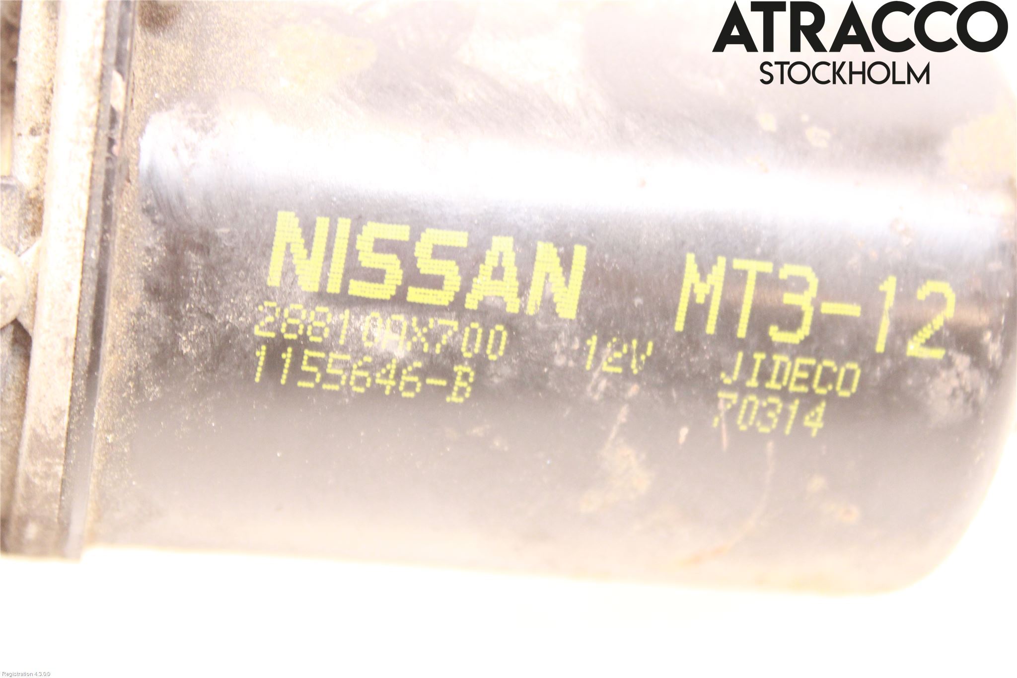 Nissan MICRA 03-07 Viskermotor Frontrute