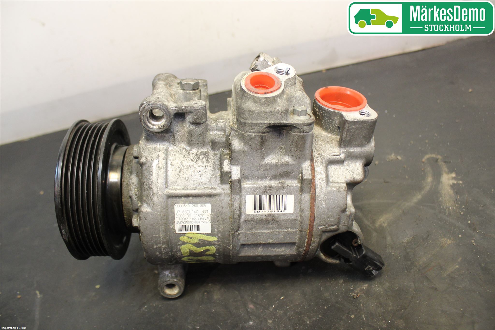 Audi A4/S4 08-11 Varme Ac Kompressor