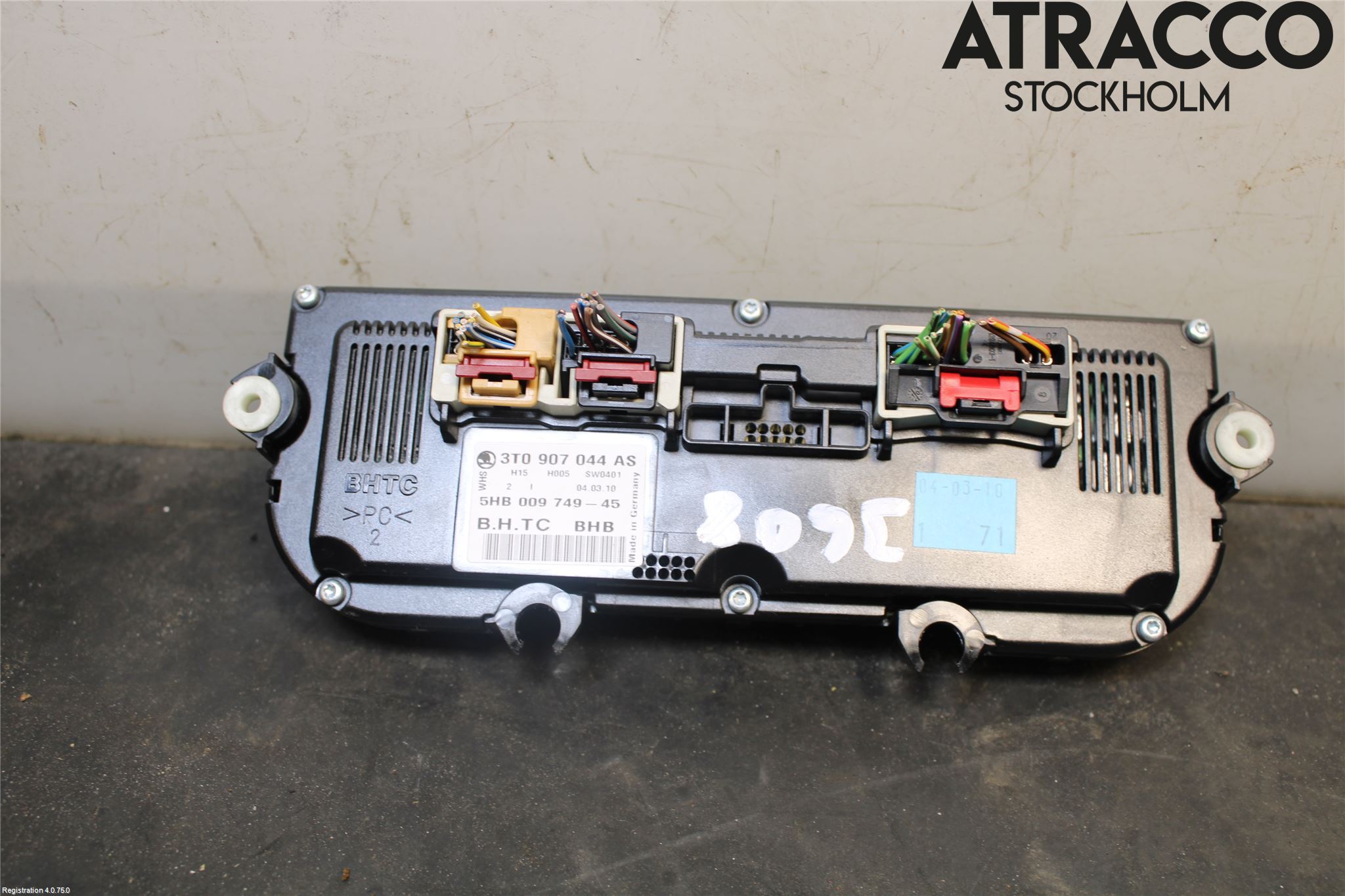 Skoda SUPERB 09-15 Varme Ac Betjening-Display