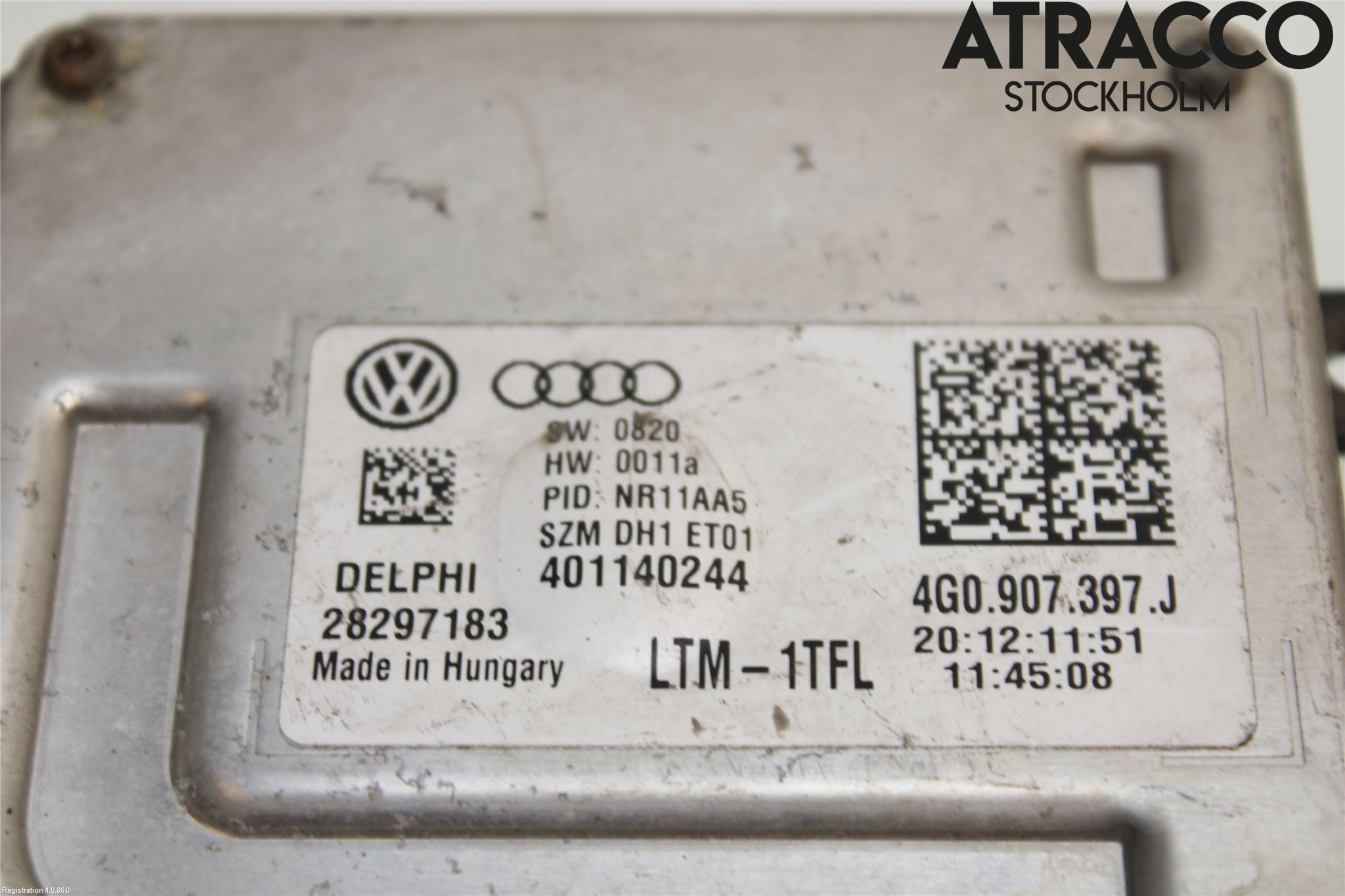 Audi A7/S7 4G 11-17 Styreenhet Xenon