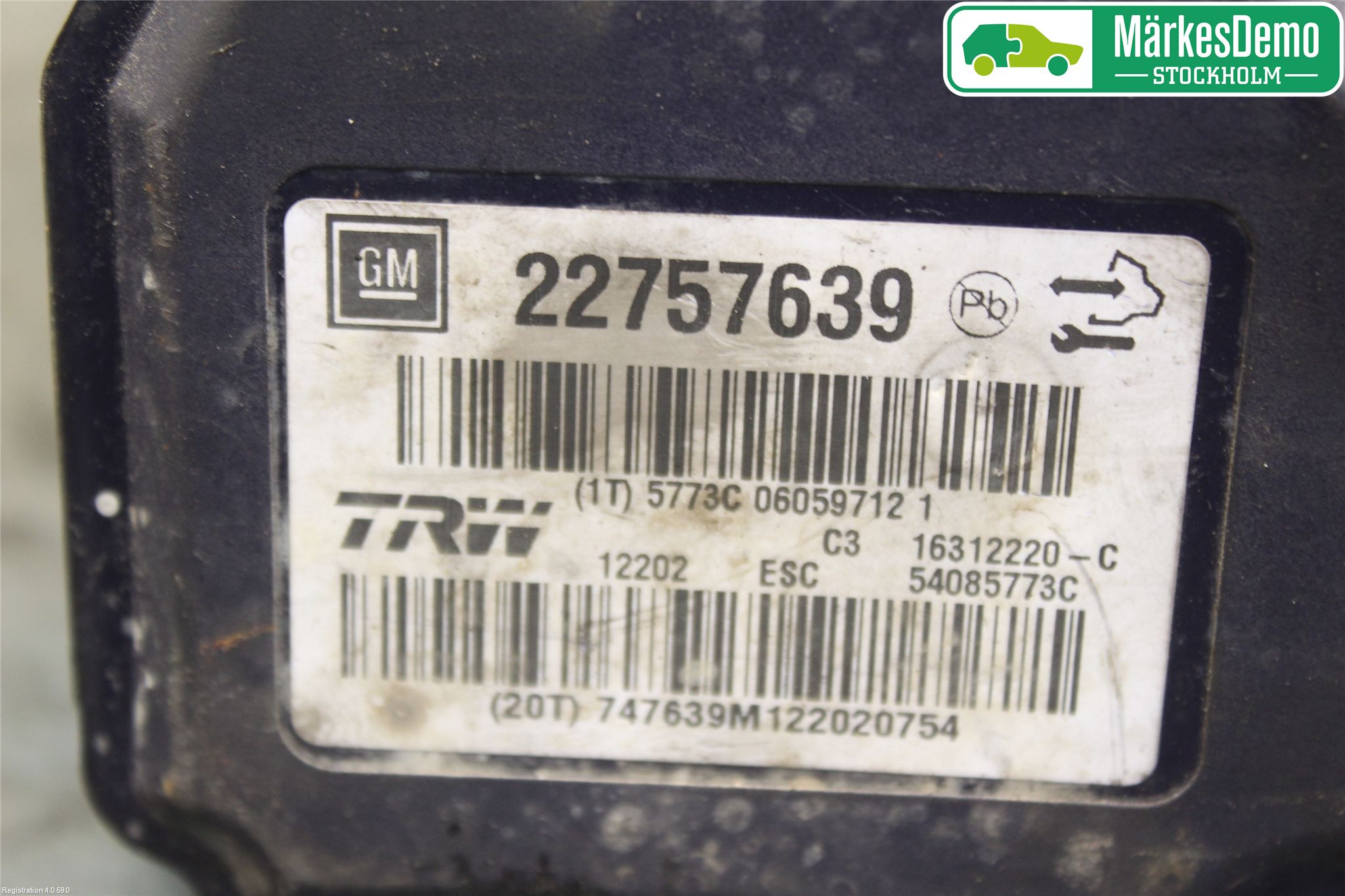 Opel INSIGNIA 09-16 Abs Hydraulikkaggregat