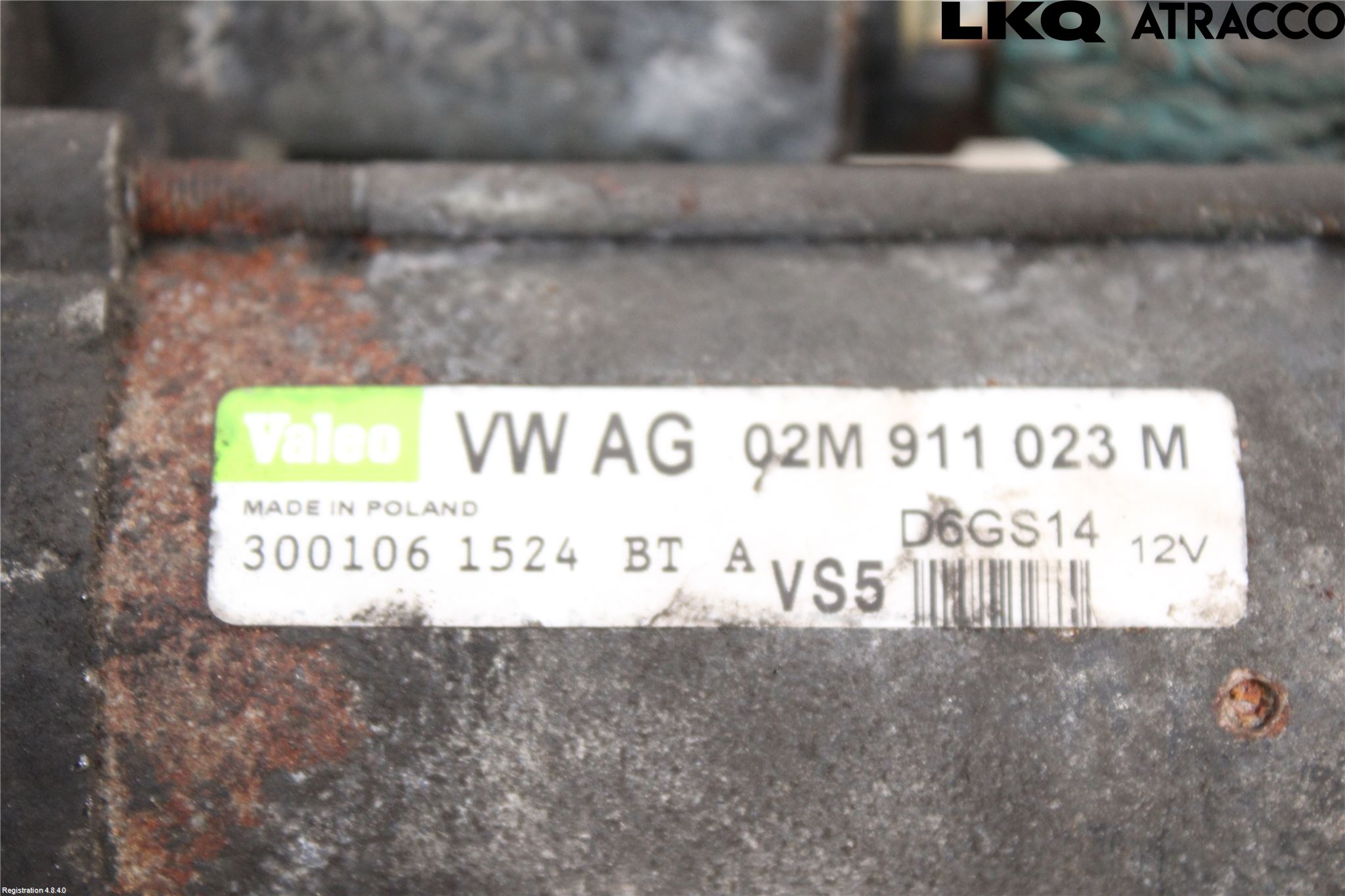 Volkswagen VW PASSAT 05-11 Startmotor