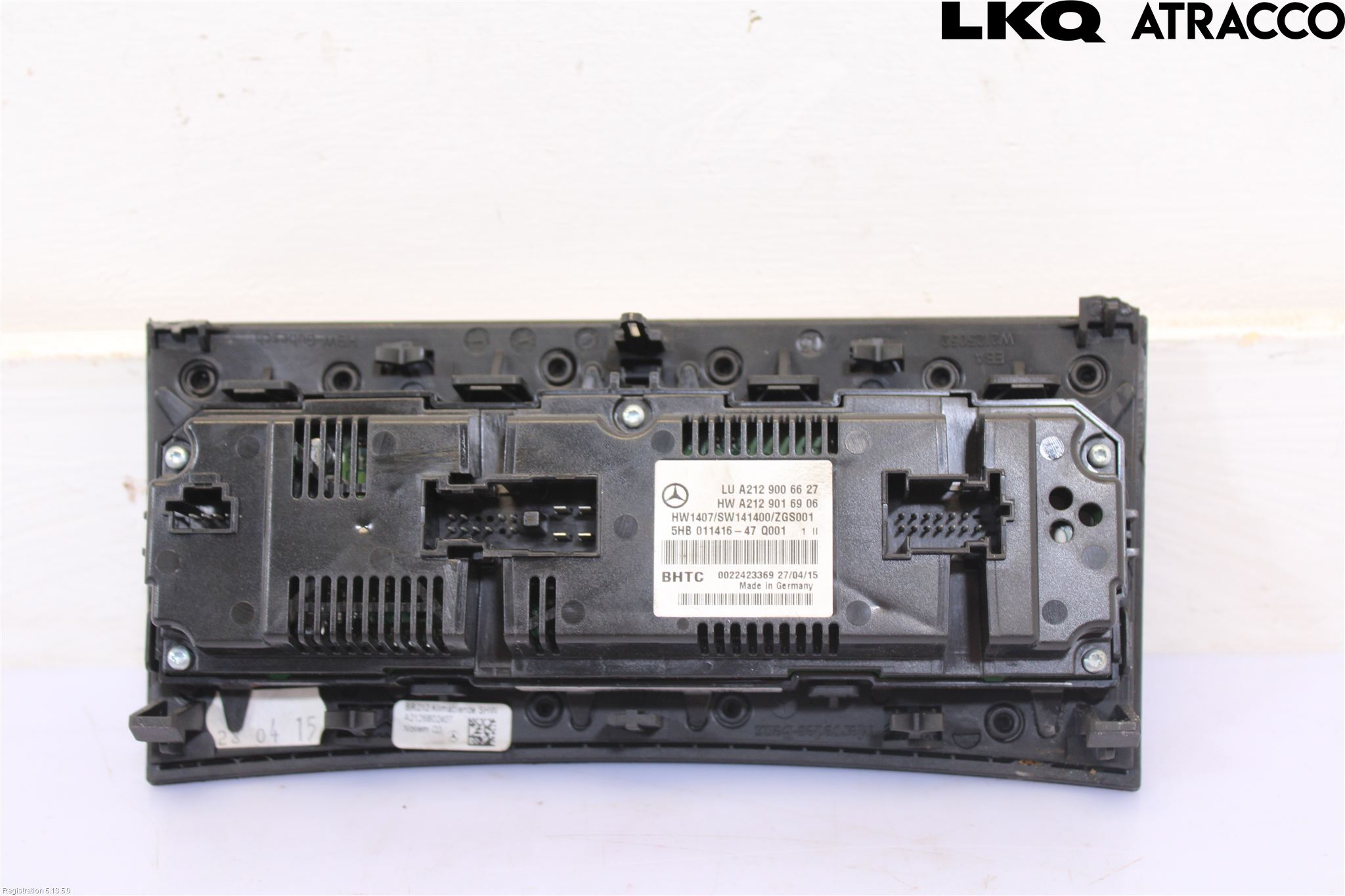 Mercedes-Benz MB E-KLASS (W212) 09-16 Varme Ac Betjening-Display