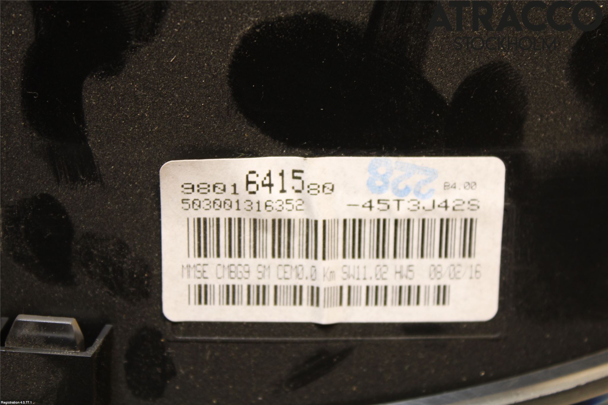 Peugeot EXPERT 15-16 Instr Kombinert