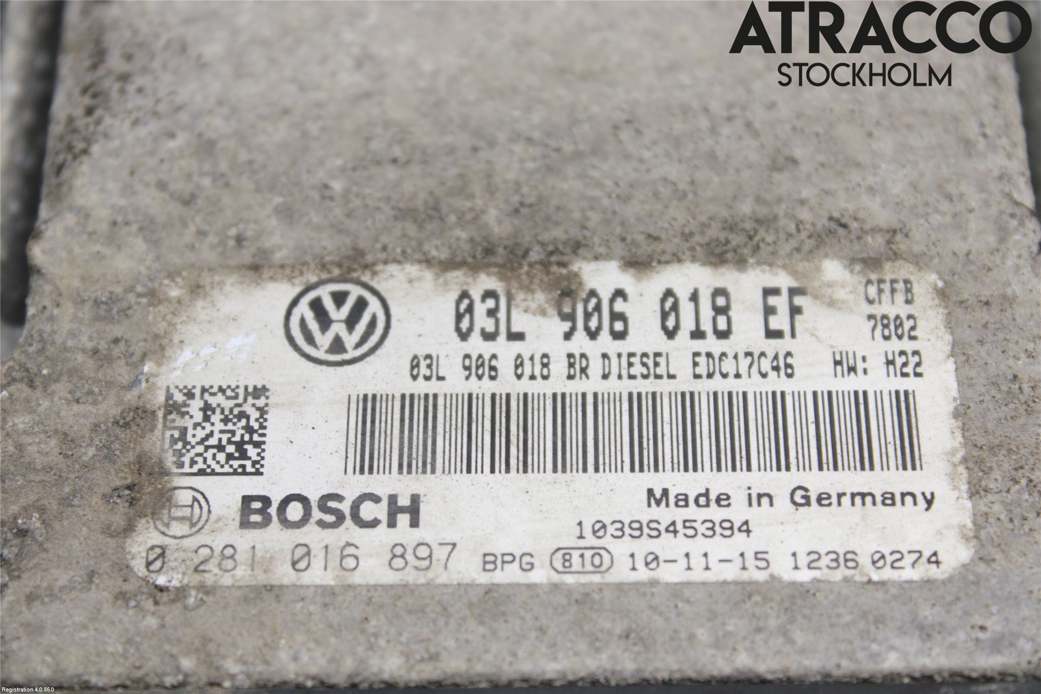 Skoda SUPERB 09-15 Styreenhet Dieselpumpe