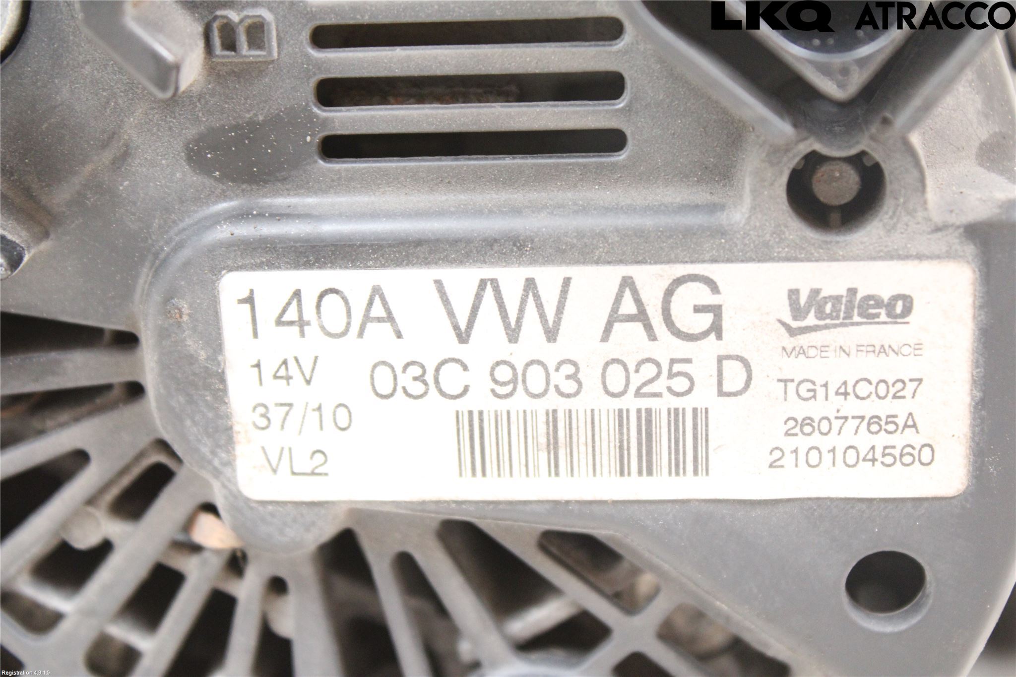 Volkswagen VW GOLF PLUS/CROSS GOLF 04-14 Dynamo