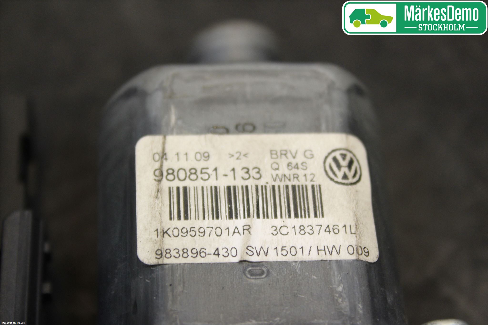 Volkswagen VW PASSAT 05-11 Vindusheismotor