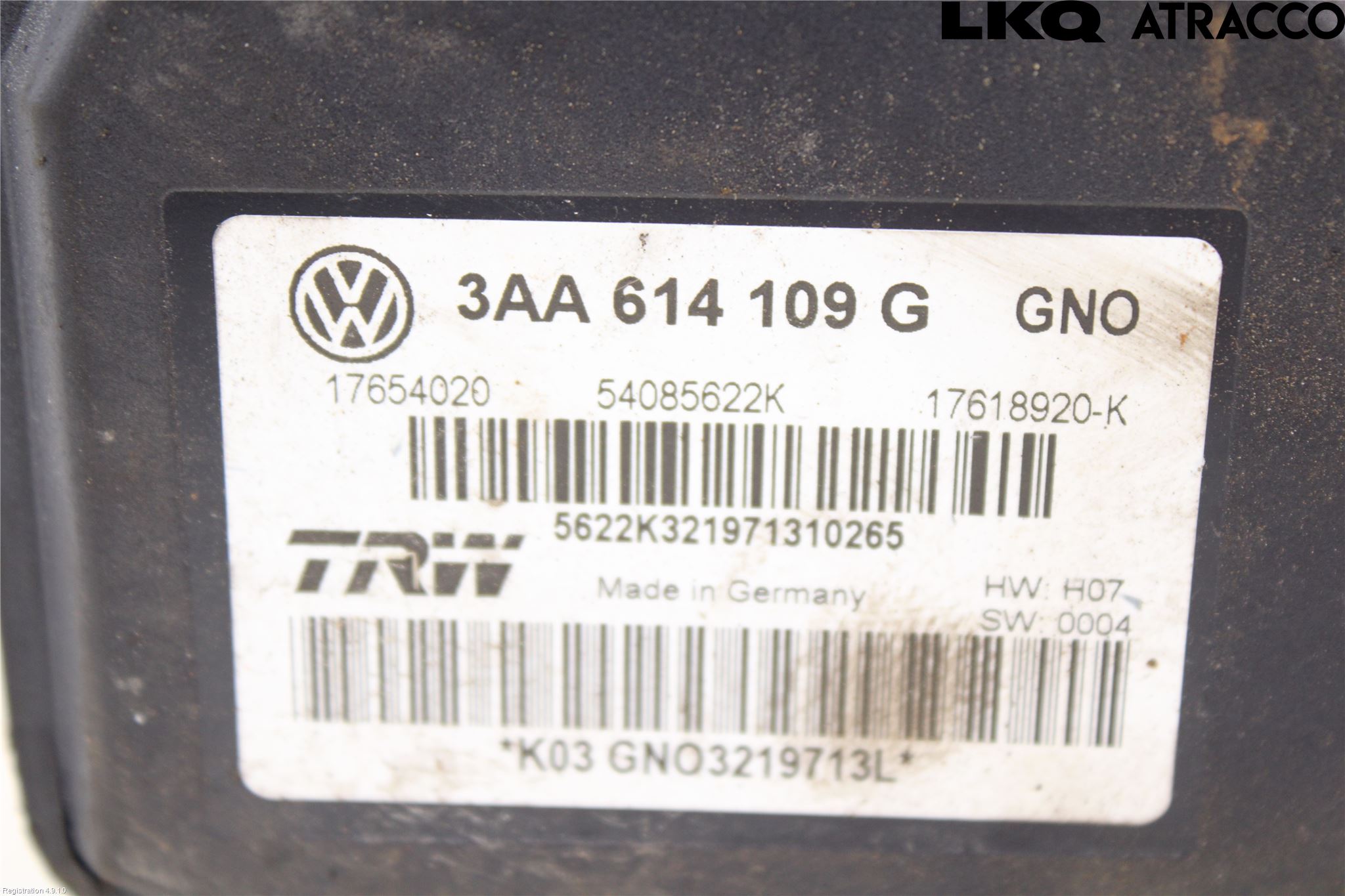 Volkswagen VW PASSAT 11-14 Abs Hydraulikkaggregat