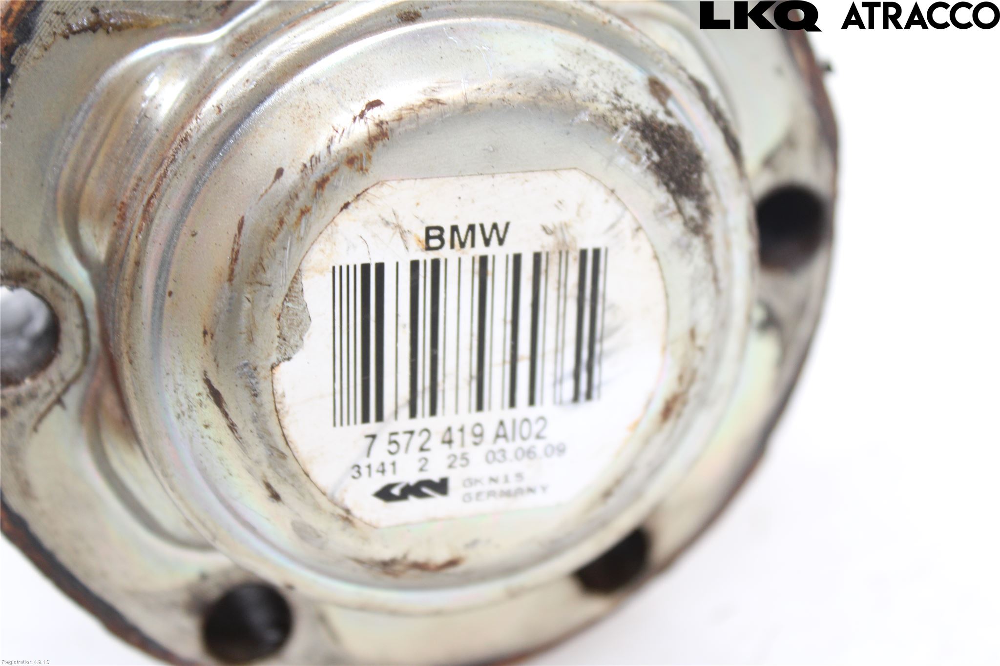 BMW 5 E60/61 Sed/Tou 02-10 Drivaksel Bak Kompl Venstre
