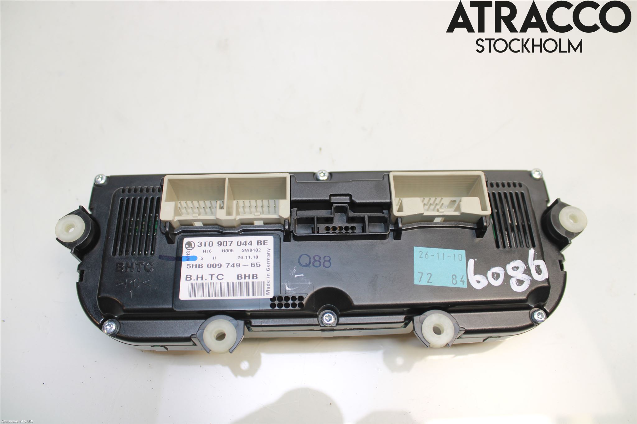 Skoda SUPERB 09-15 Varme Ac Betjening-Display