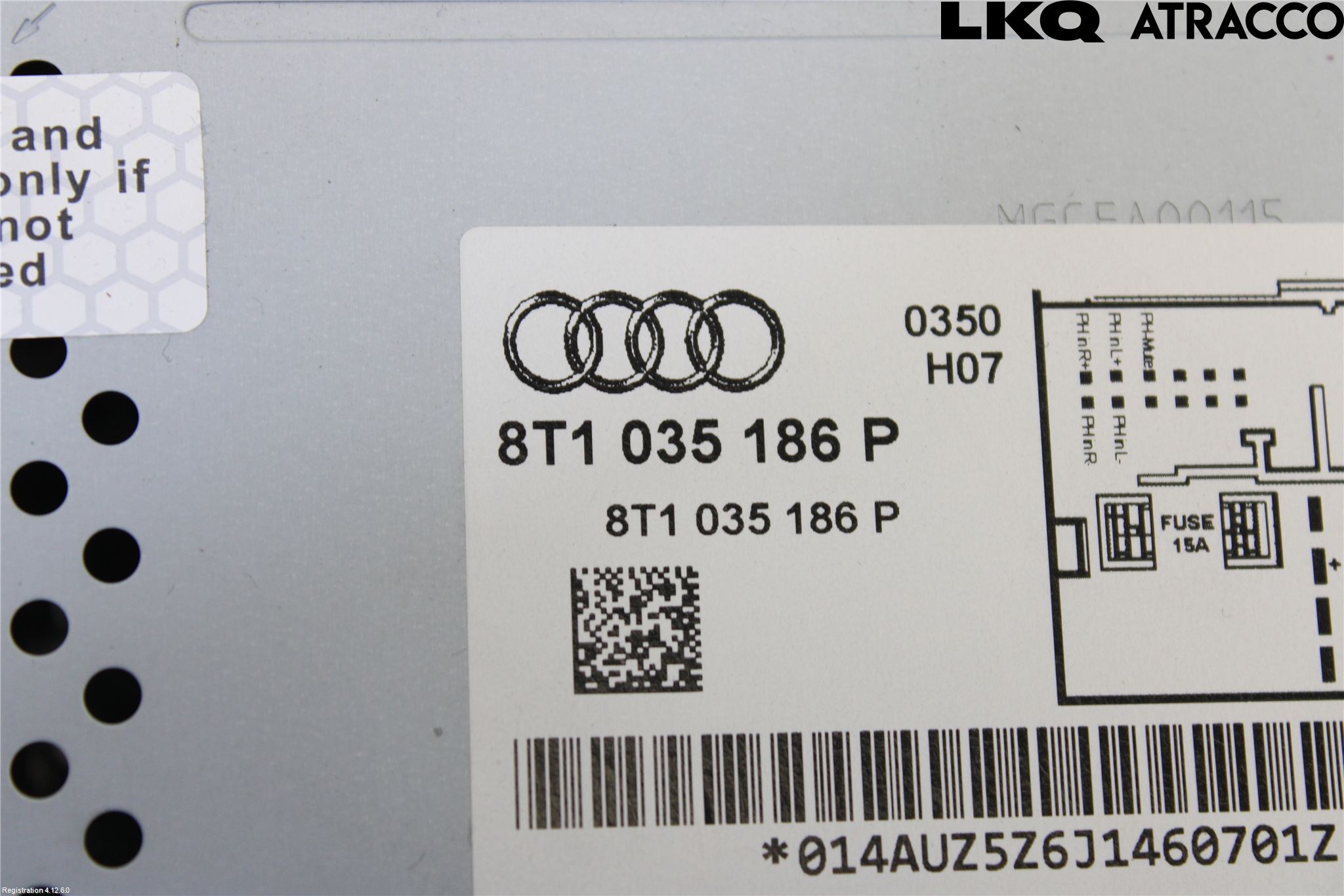 Audi A5 07-16 Stereo Radio Med Cd