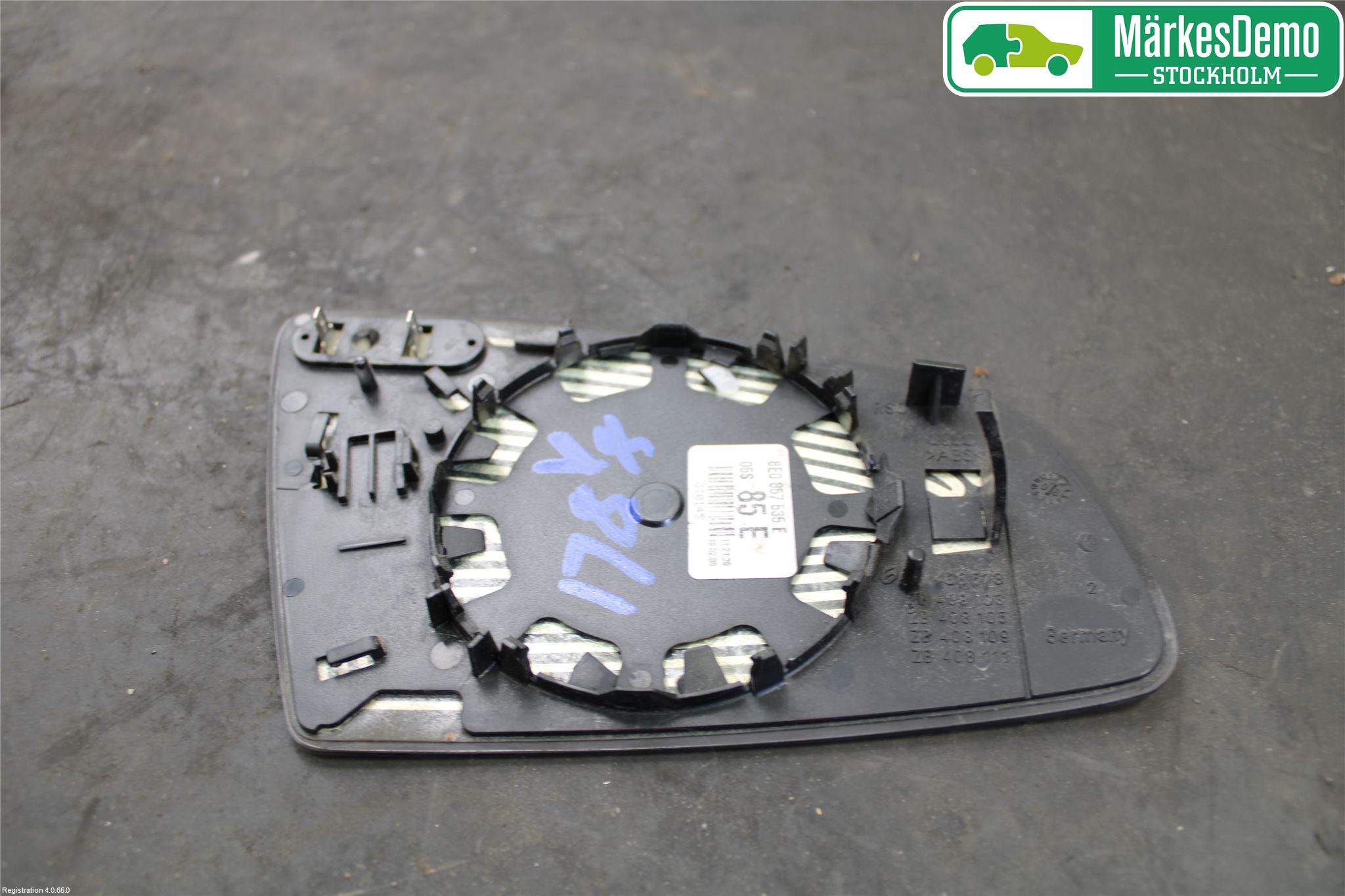 Audi A6/S6     05-11 Speil Glass V