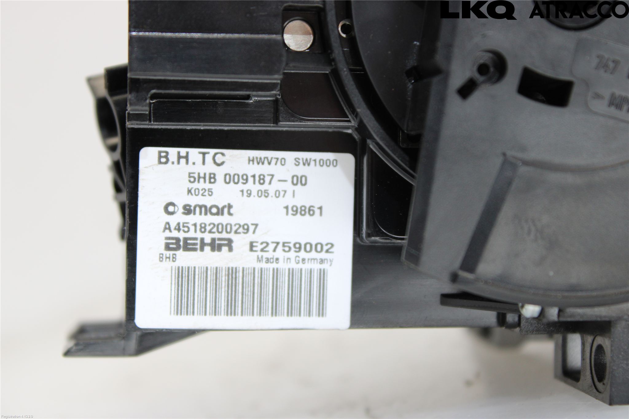 Smart FORTWO I 99-07 Varme Ac Betjening-Display