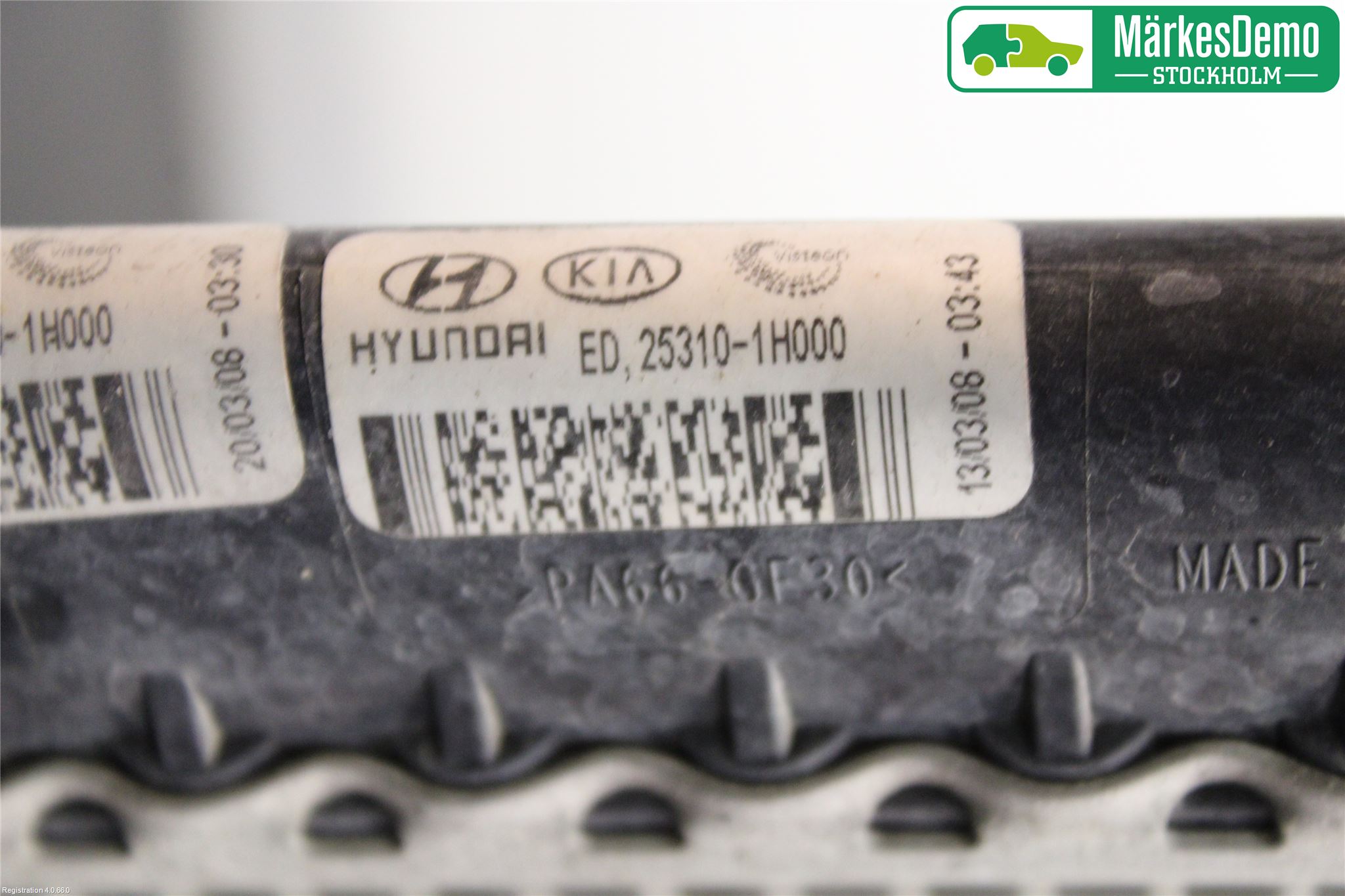 Kia CEED 06-12 Radiator Manuell