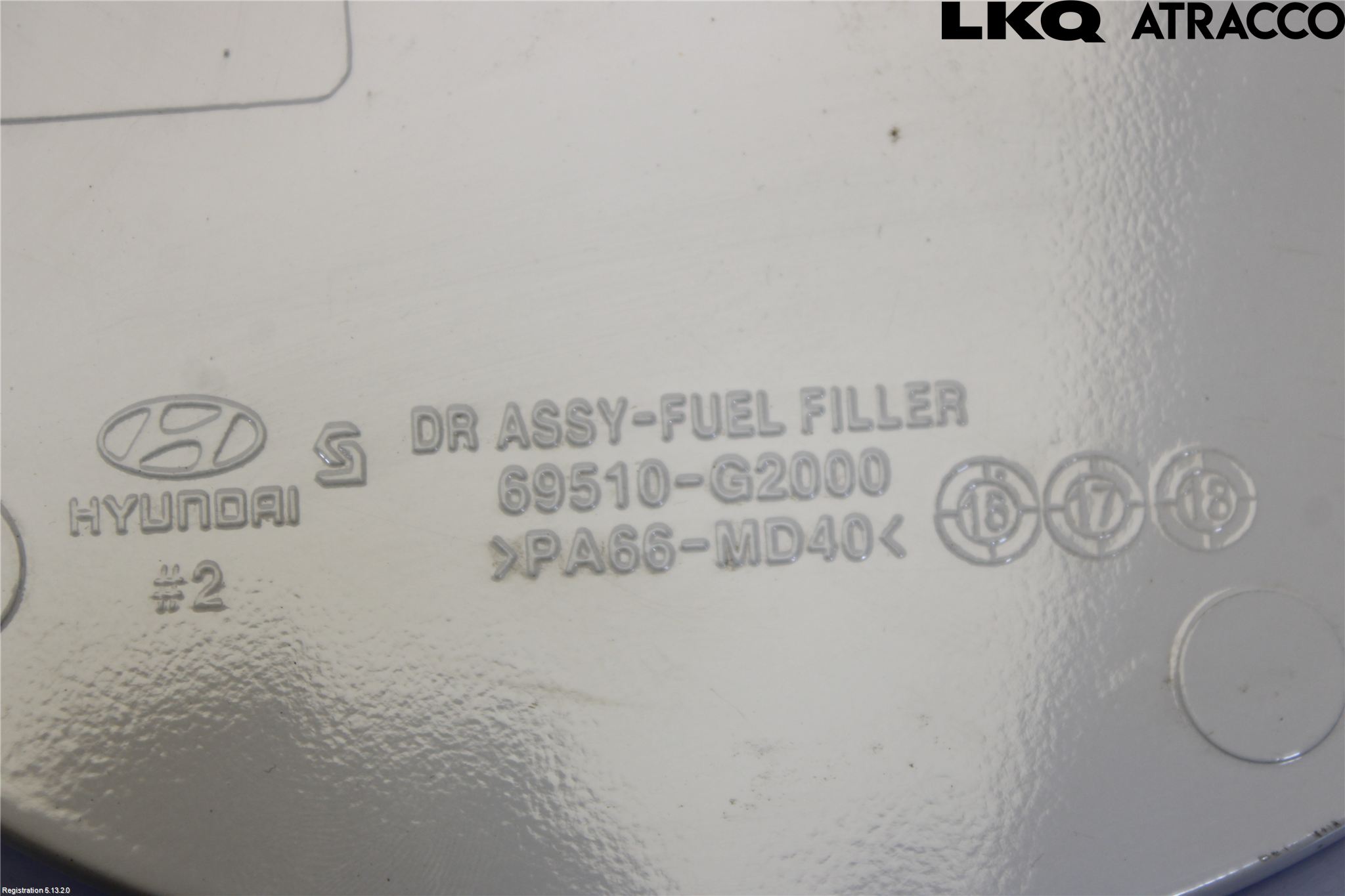 Hyundai IONIQ AE 17-22 Drivstoff Tankluke