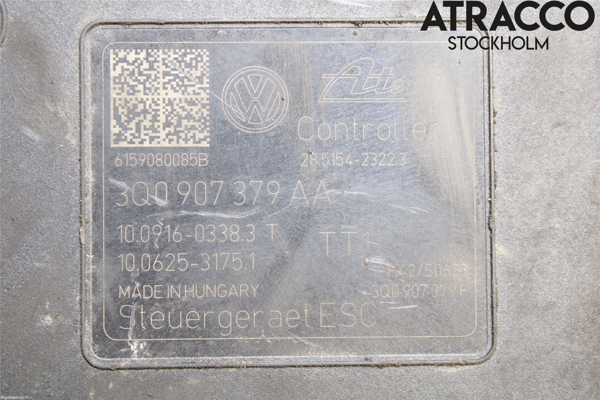 Volkswagen VW GOLF / E-GOLF VII 13-20 Abs Hydraulikkaggregat