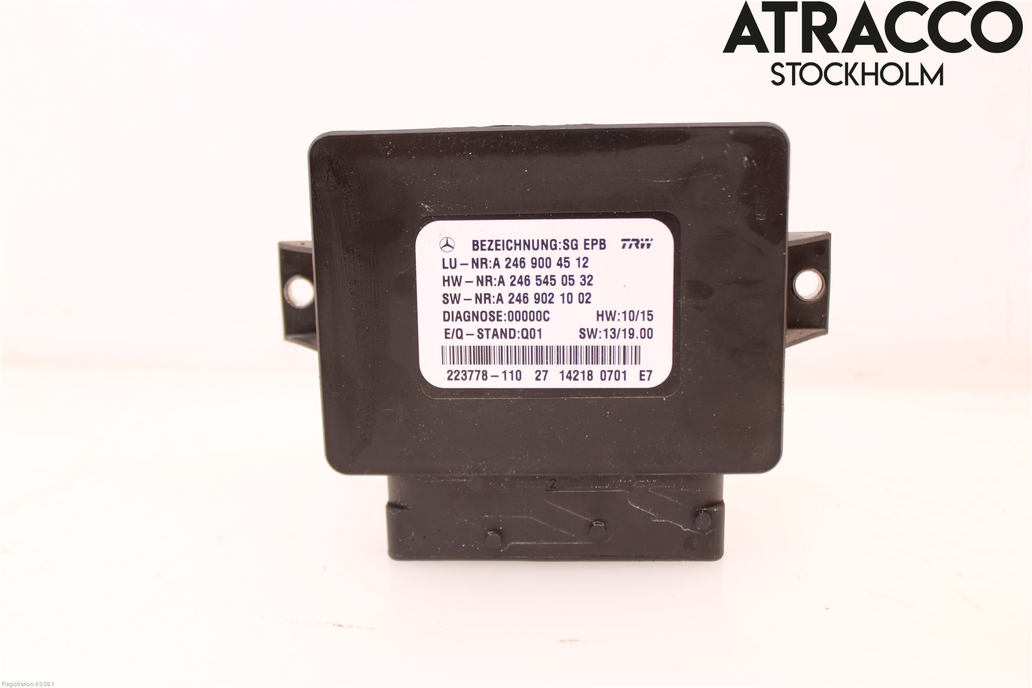 Mercedes-Benz MB CLA-KLASS (C117/X117) 13-19 Styreenhet Parkbrems