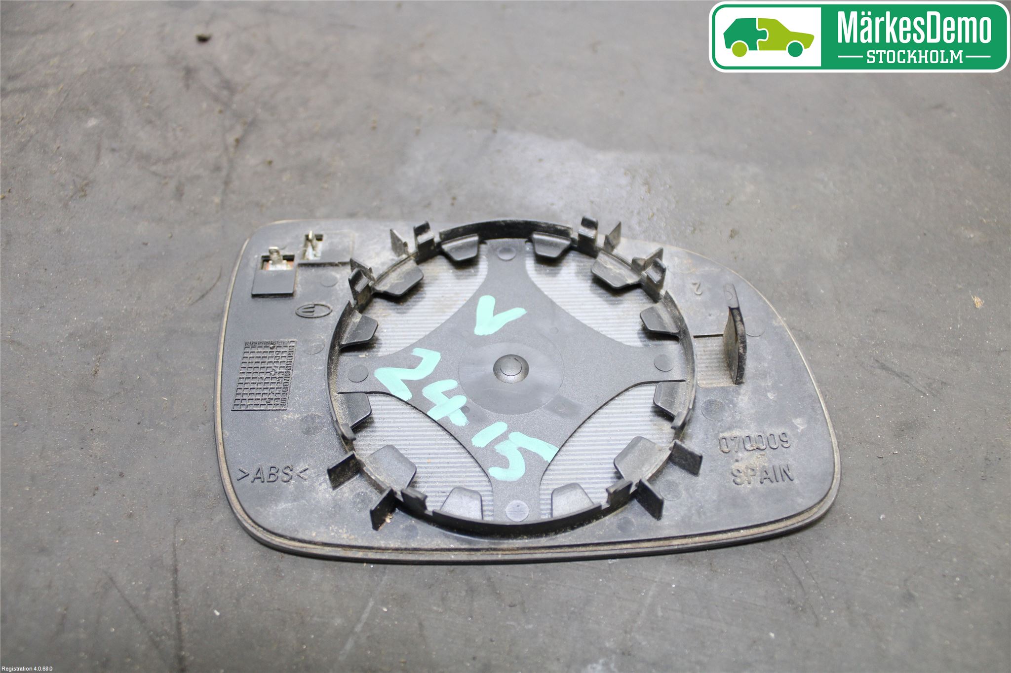 Volkswagen VW POLO 95-01 Speil Glass V