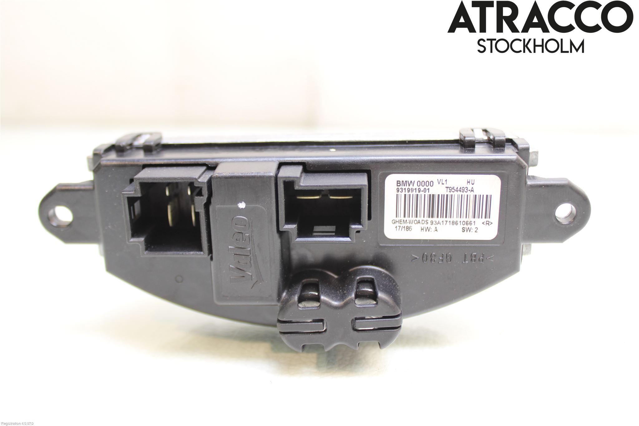 BMW 3 F30/F31/F80 12-19 Varmeapparat Viftemotstand