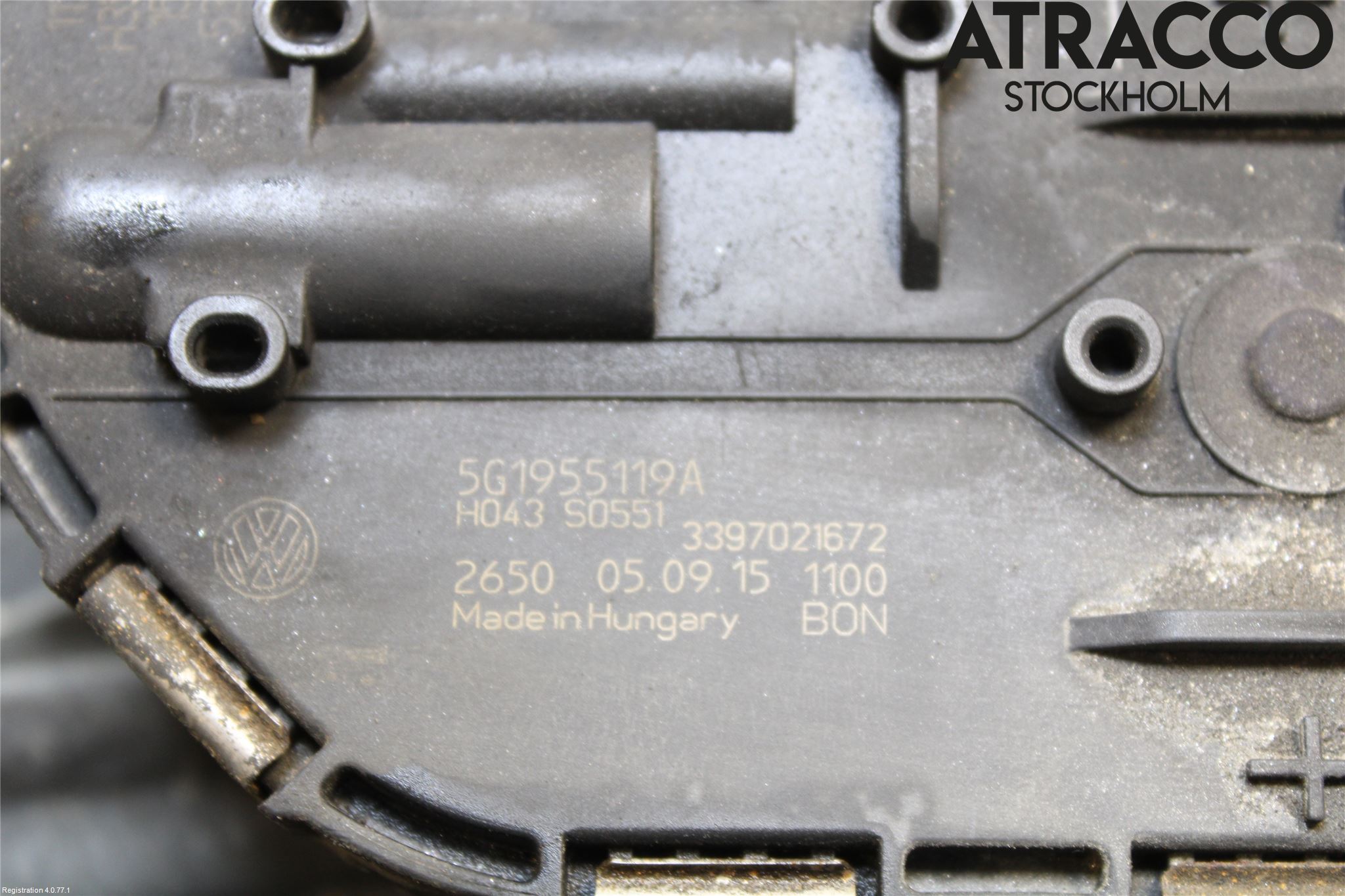 Volkswagen VW GOLF / E-GOLF VII 13-20 Viskermotor Frontrute