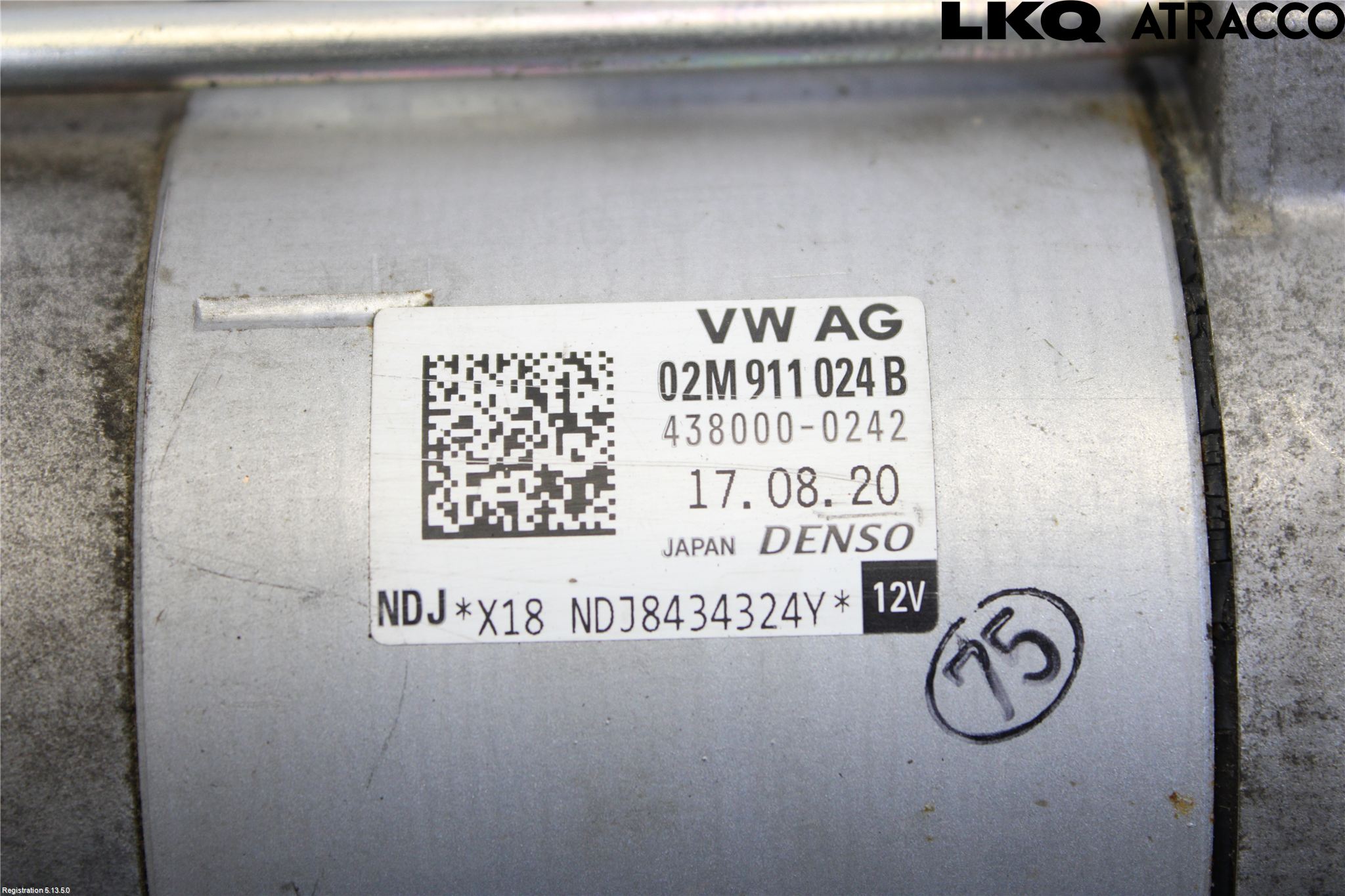 Volkswagen VW CADDY 21- Startmotor Diesel