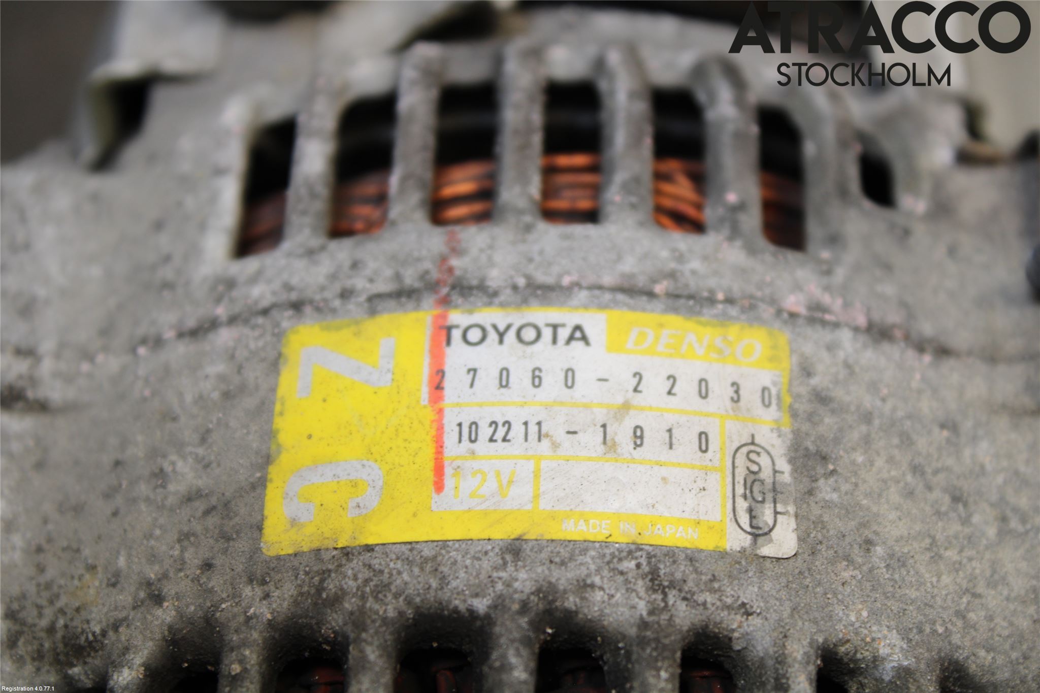 Toyota COROLLA 02-07 Dynamo