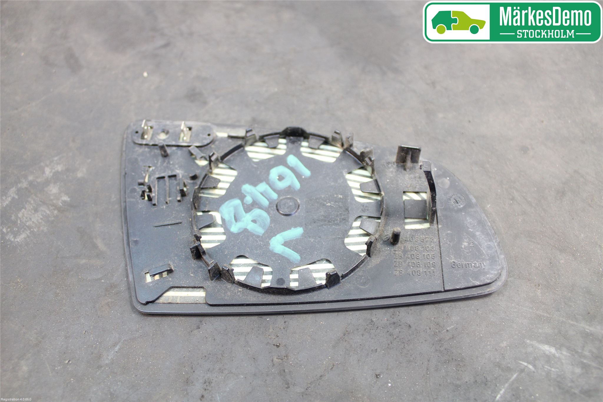 Audi A4/S4 05-07 Speil Glass V