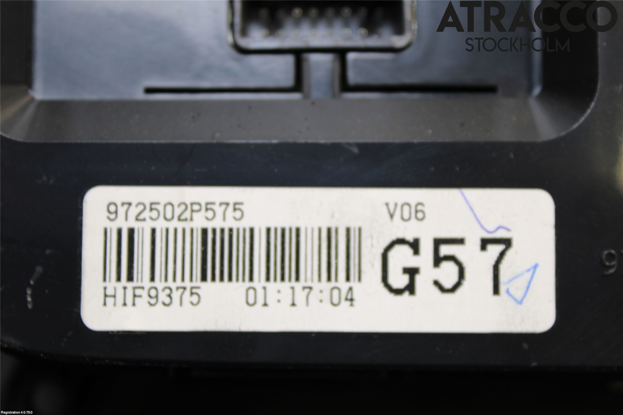 Kia SORENTO 10-14 Varme Ac Betjening-Display