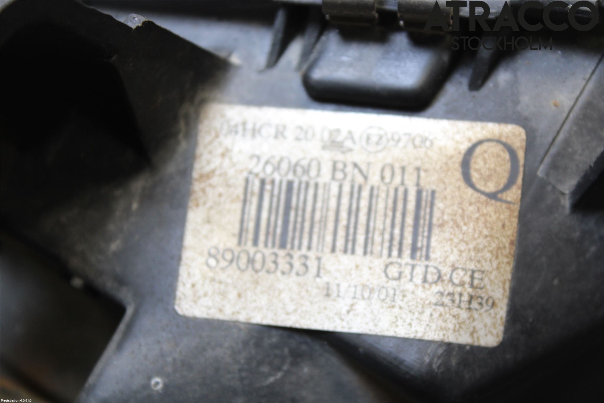 Nissan ALMERA    00-06 Frontlykt Venstre